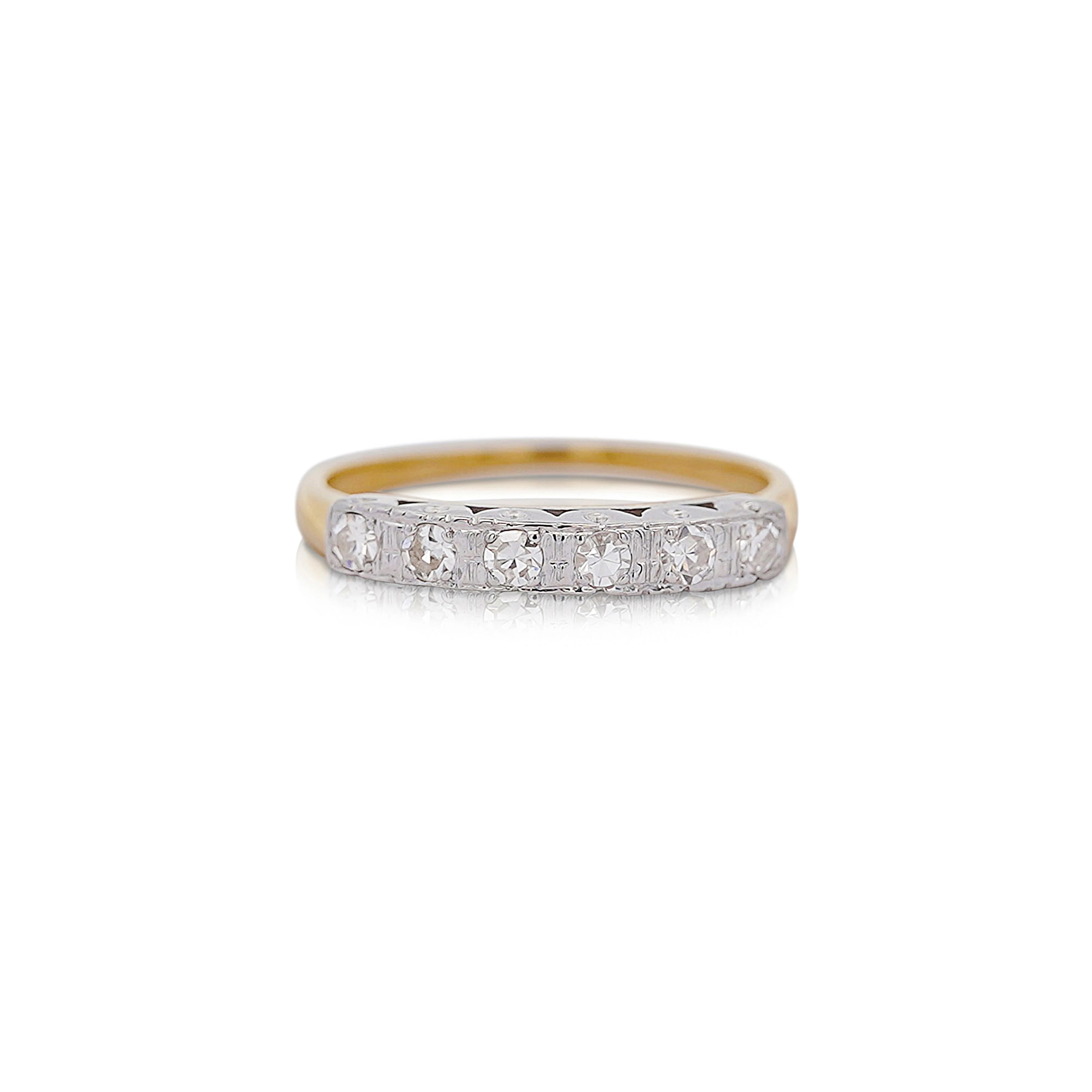 1.5 Carat Emerald and Old Cut Diamond 2 Piece Wedding Band and Ring Set - Image 9