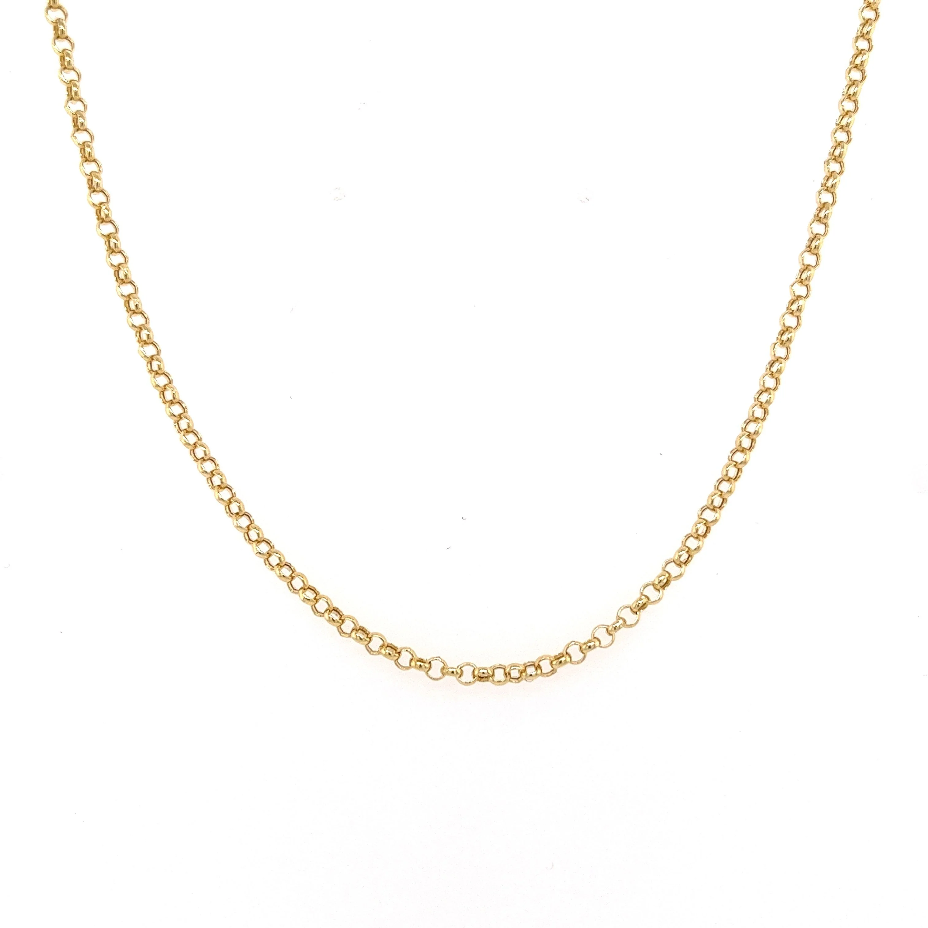 14K Gold Bar and Toggle Chain Necklace | 18 Inches - 1.5mm - Image 2