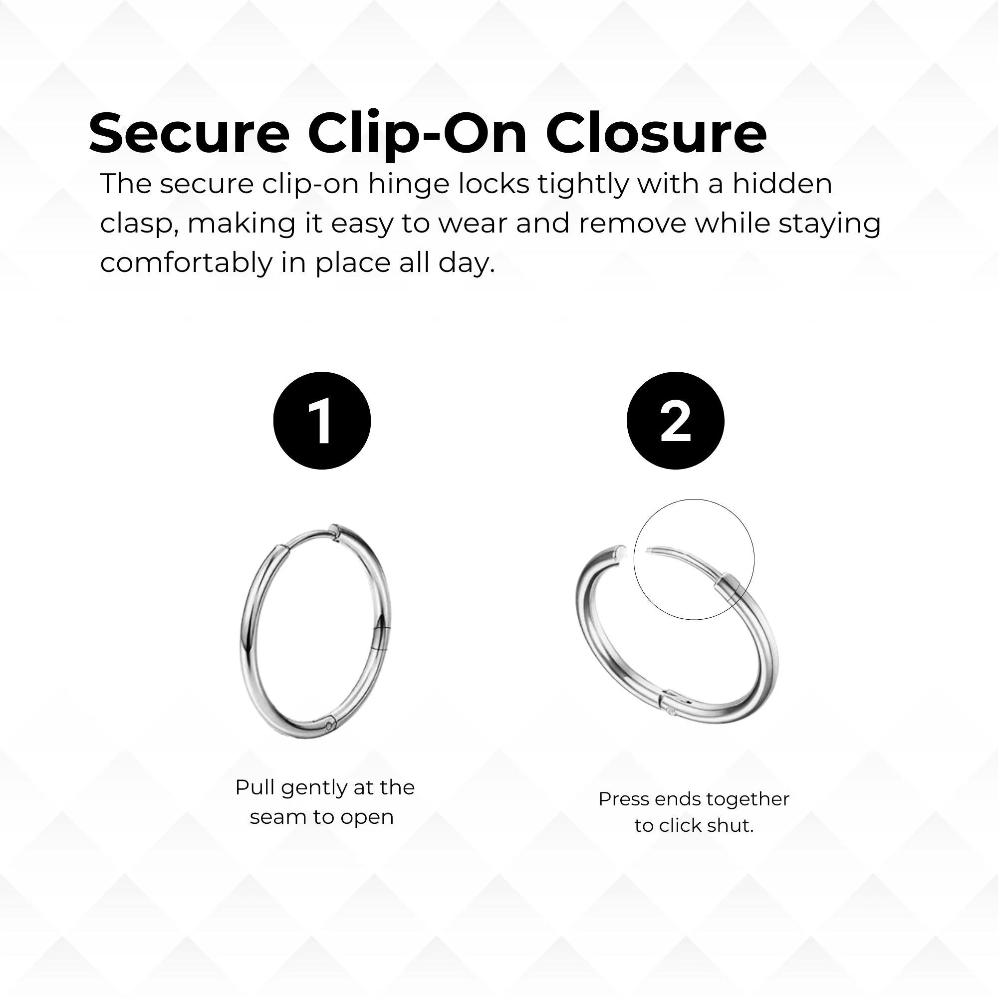 14K Gold Diamond Cut 13mm Huggie Hoop Earrings - Image 11