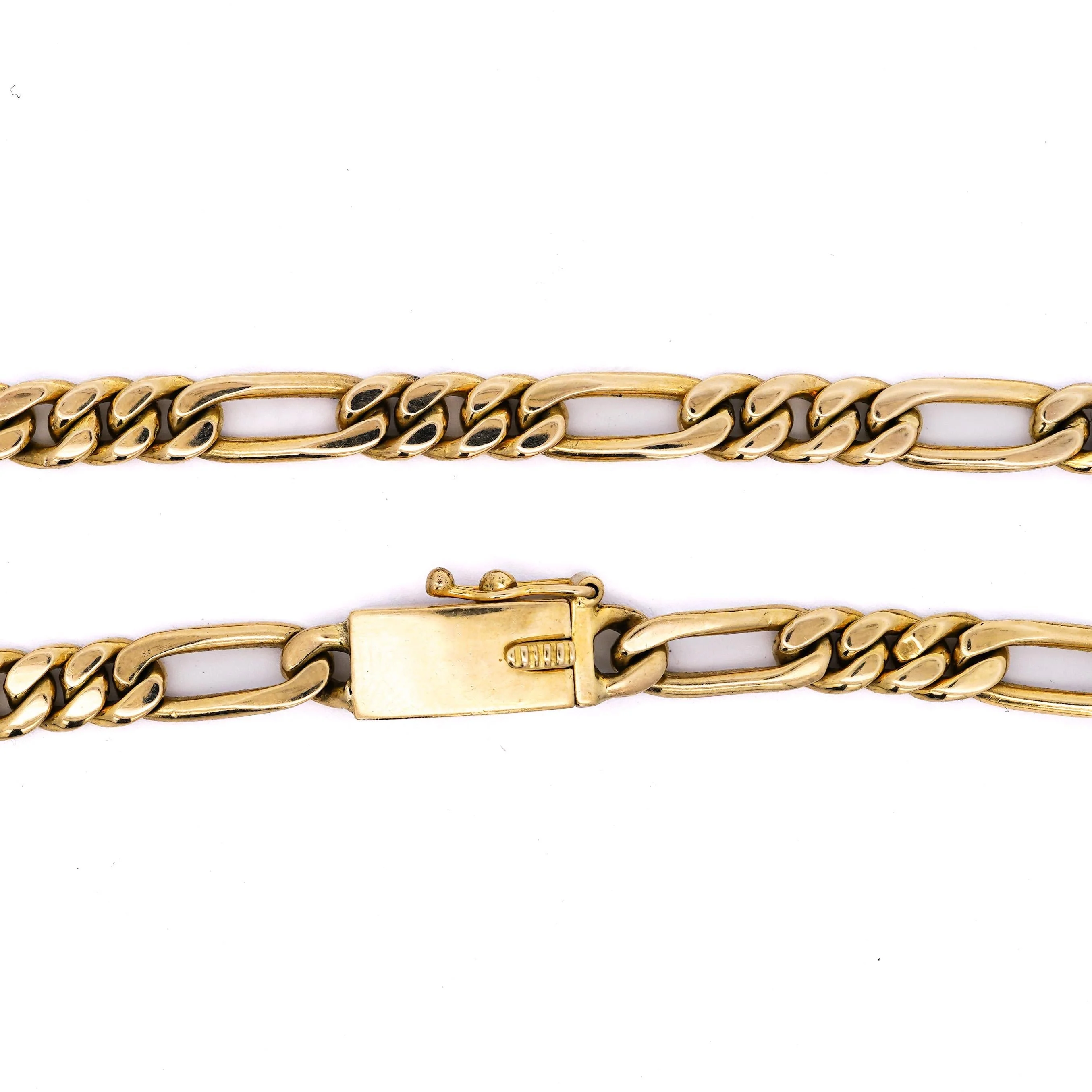 22K Gold Coin Mexican 20 Pesos 1959 Pendant in 14K Gold Figaro Chain Necklace - Image 6