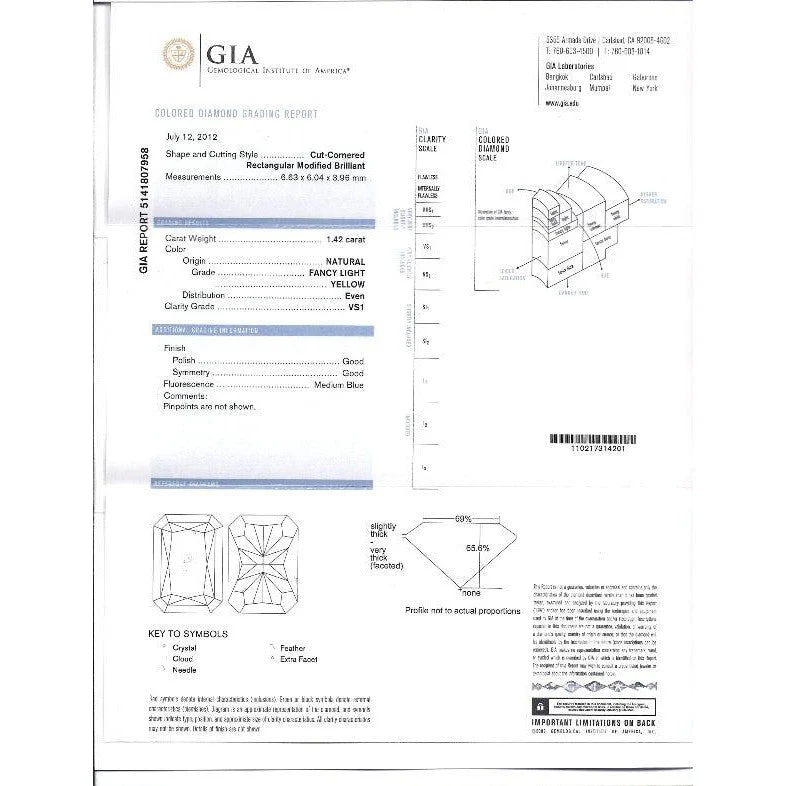 GIA Certified Natural 3 Carat TW Fancy Yellow Diamond Radiant Cut Stud Earrings in 18K Gold - Image 8