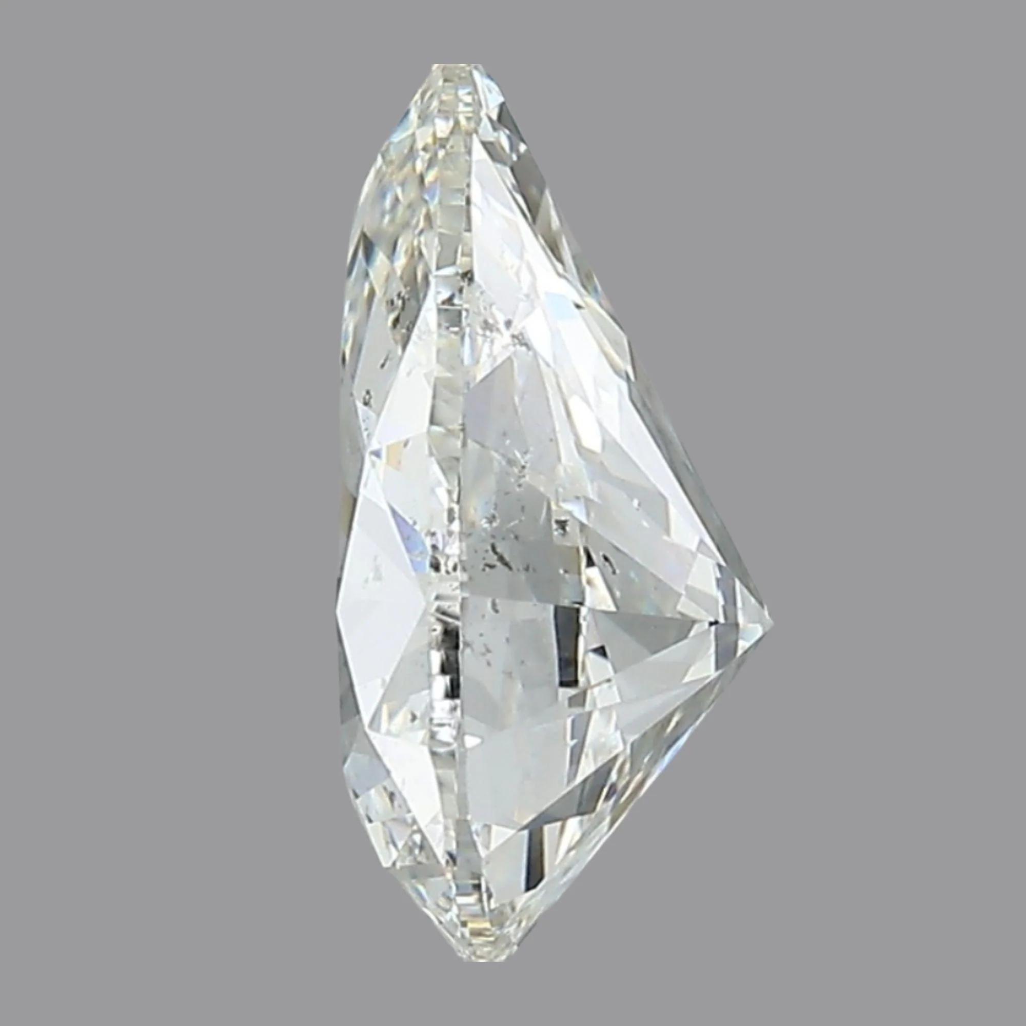 6.76 Carat Pair Of GIA Certified Pear Cut Diamonds - I Color SI1-SI2 Loose - Image 3