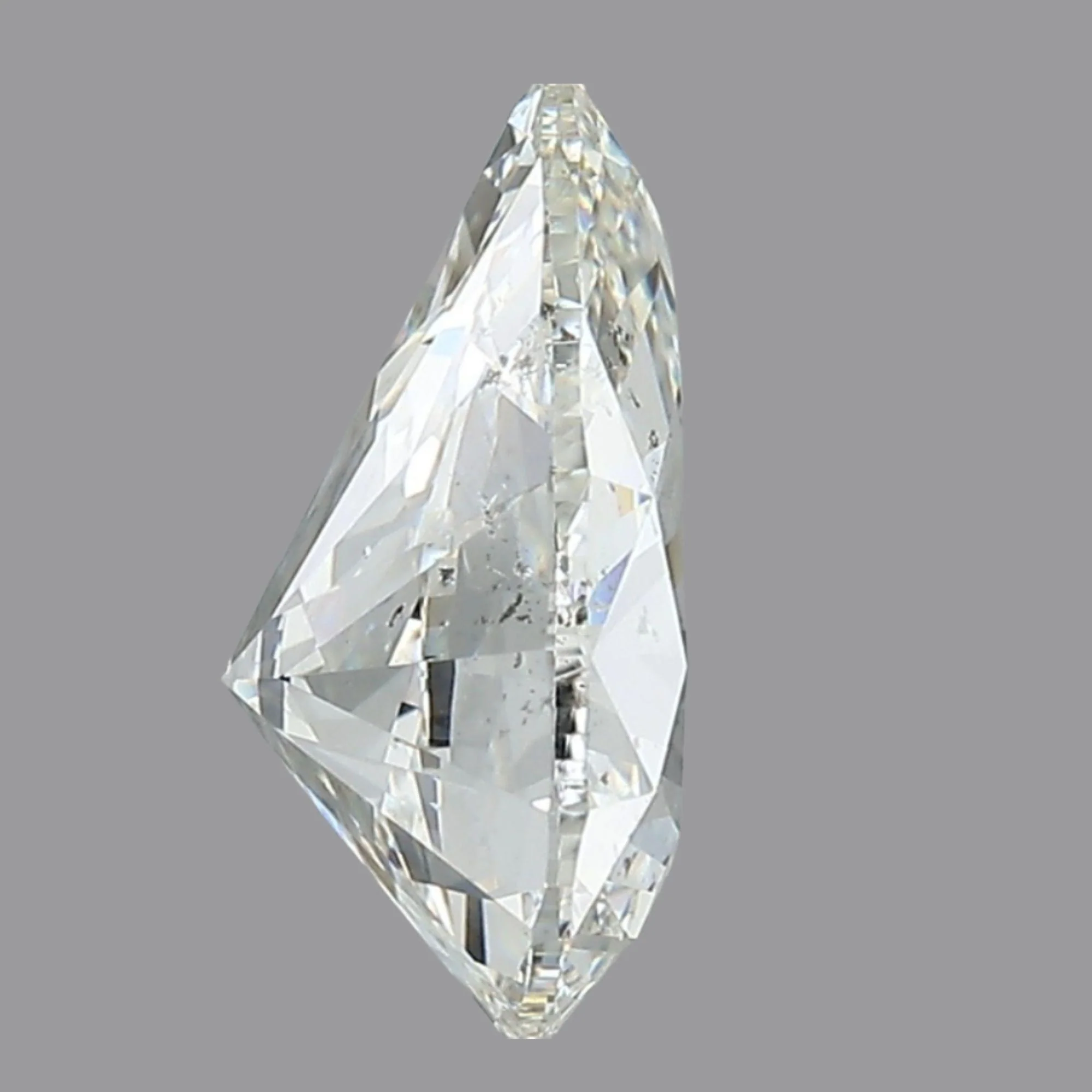 6.76 Carat Pair Of GIA Certified Pear Cut Diamonds - I Color SI1-SI2 Loose - Image 4