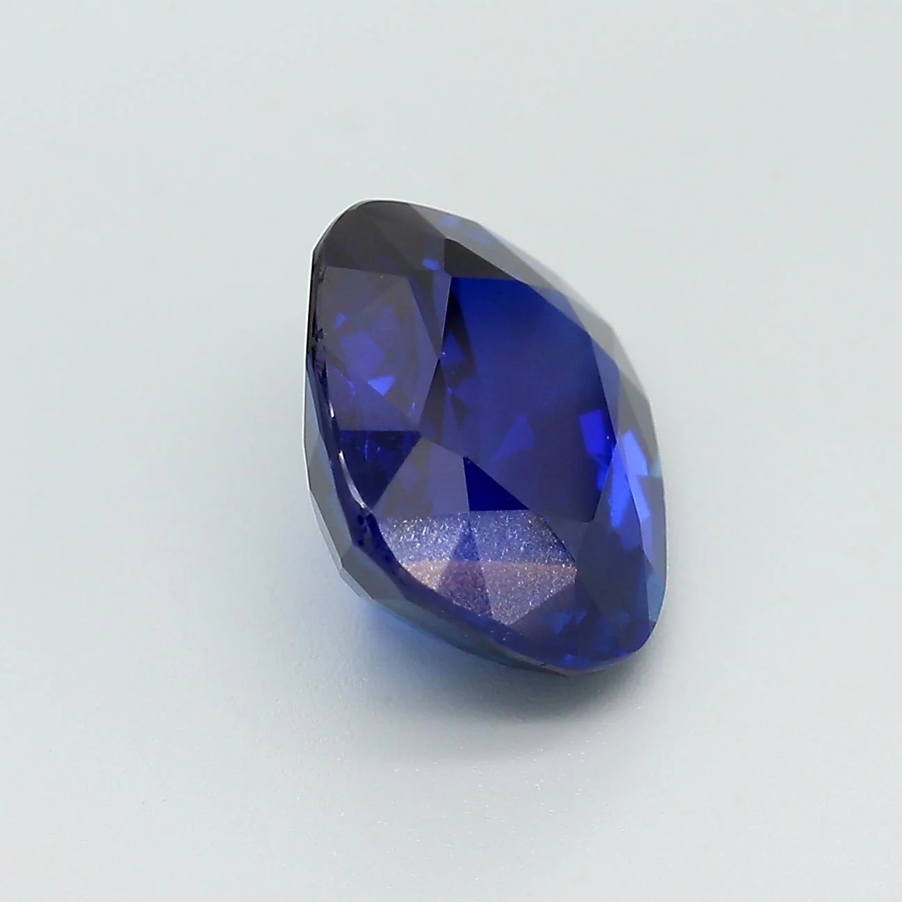 AGL Certified 5.75 Carat Burma No Heat Cushion Cut Blue Sapphire Loose Stone - Image 3