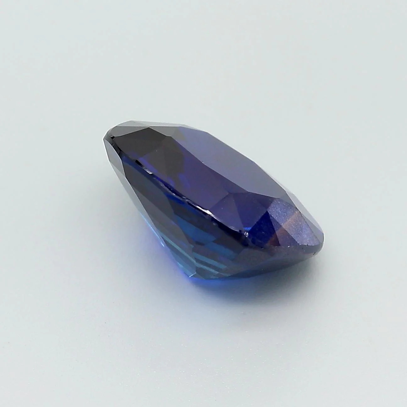 AGL Certified 5.75 Carat Burma No Heat Cushion Cut Blue Sapphire Loose Stone - Image 4