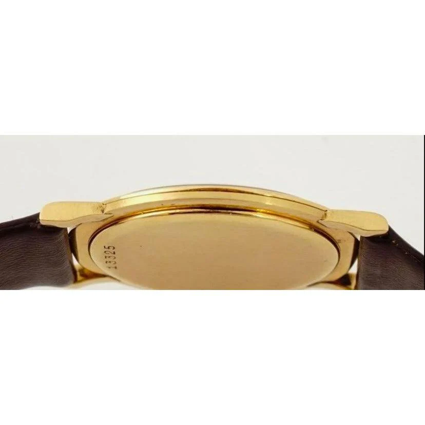 Antique Audemars Piguet Watch in 18k Yellow gold with calfskin Leather Strap - Image 6
