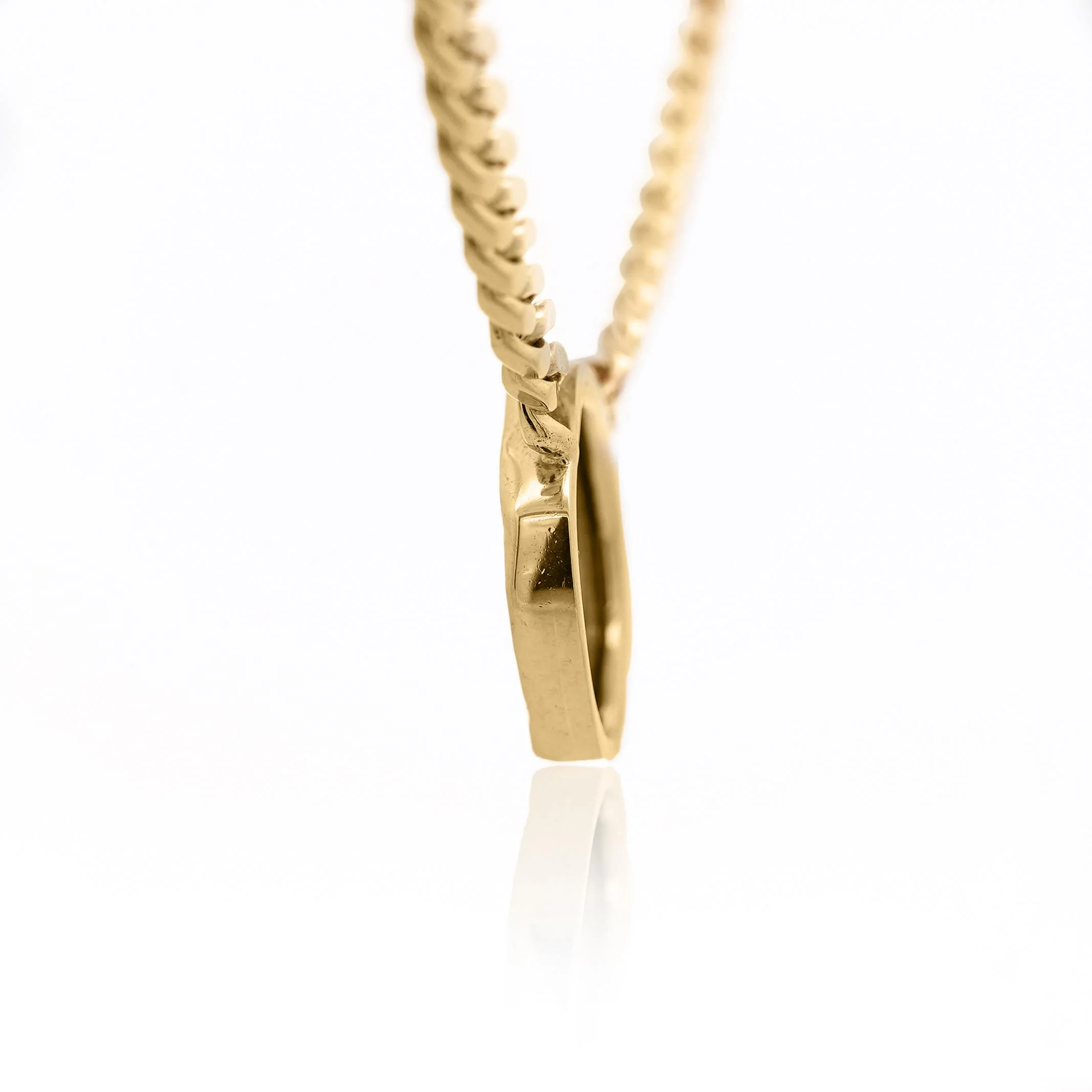 Antique Biblical Coin Bezel Set in 14K Yellow Gold Necklace - Image 5