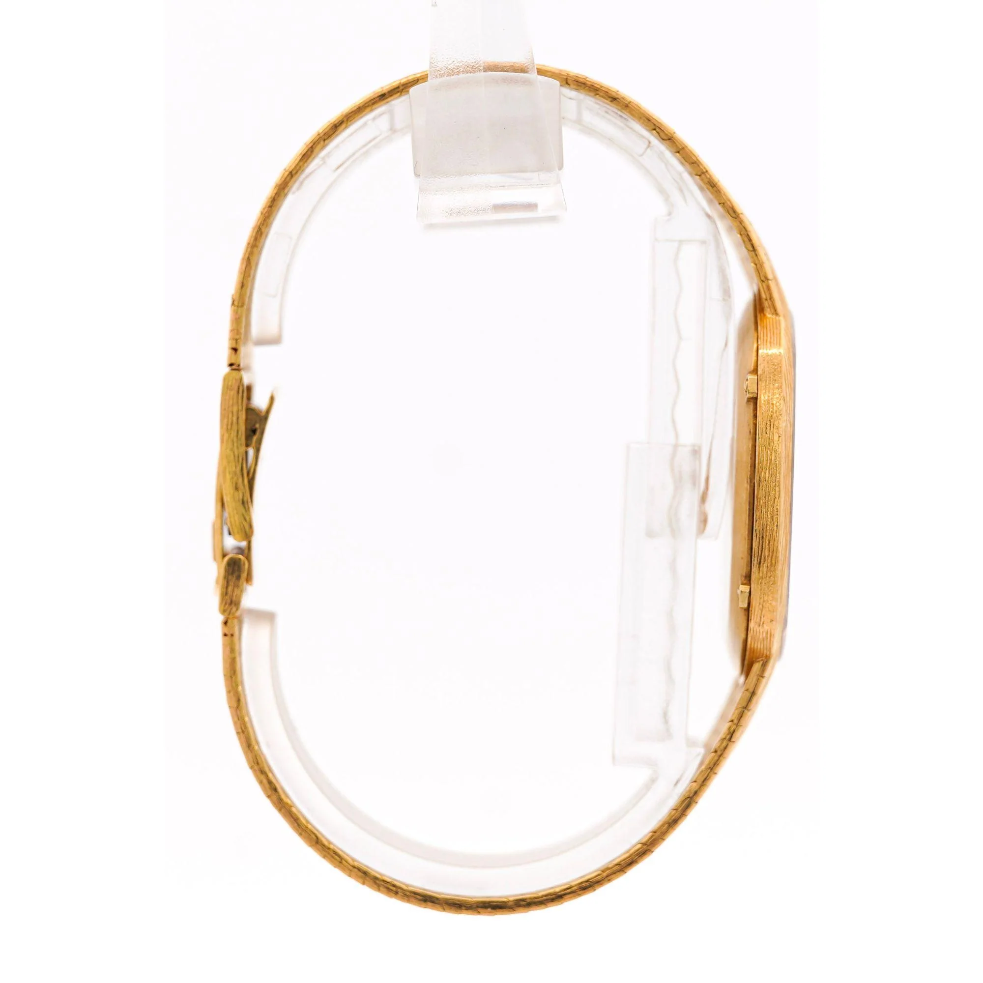 Audemars Piguet 28mm 18K Gold Brown Fumé Sunburst Mesh Bracelet Watch - Image 11