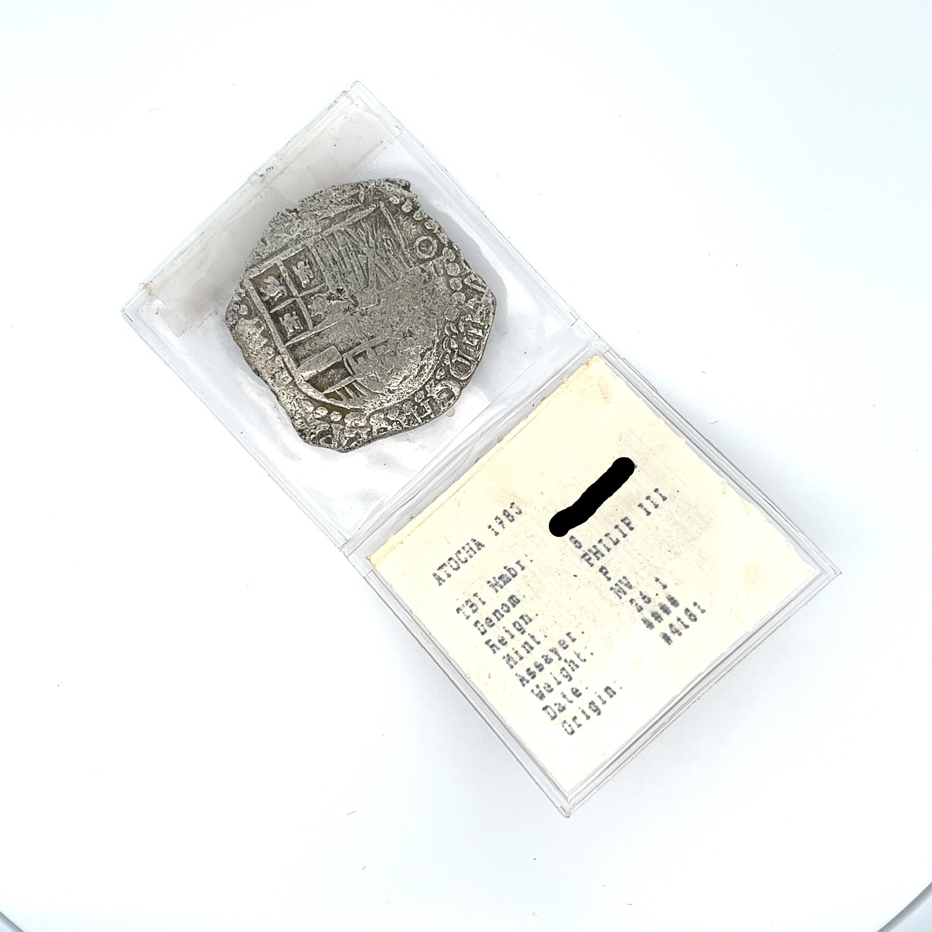 Atocha Shipwreck 8 Reale Grade 1 Coin - Image 8