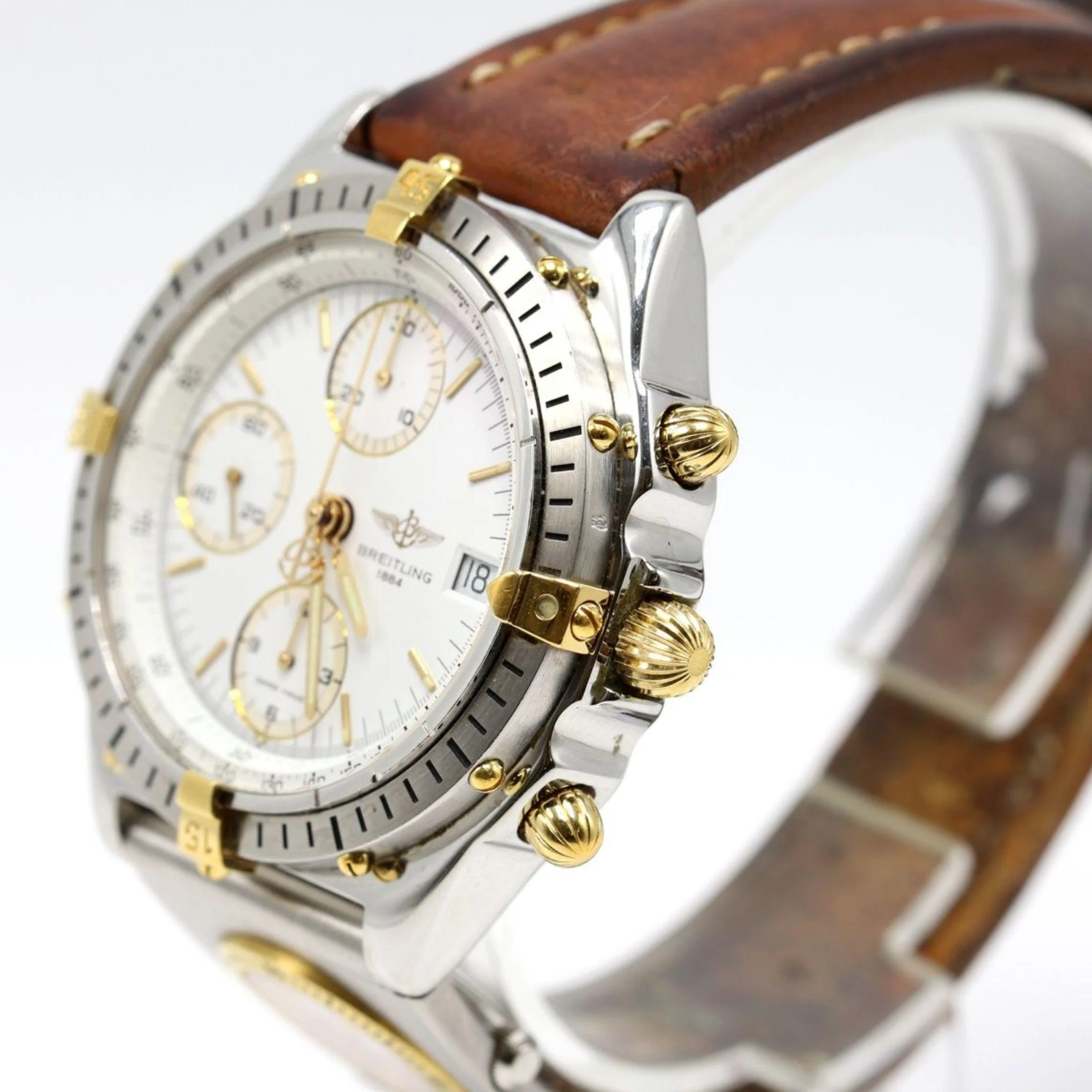 Breitling Chronomat UTC B13048 Two-Face 18k And Steel 39mm Watch - Image 5
