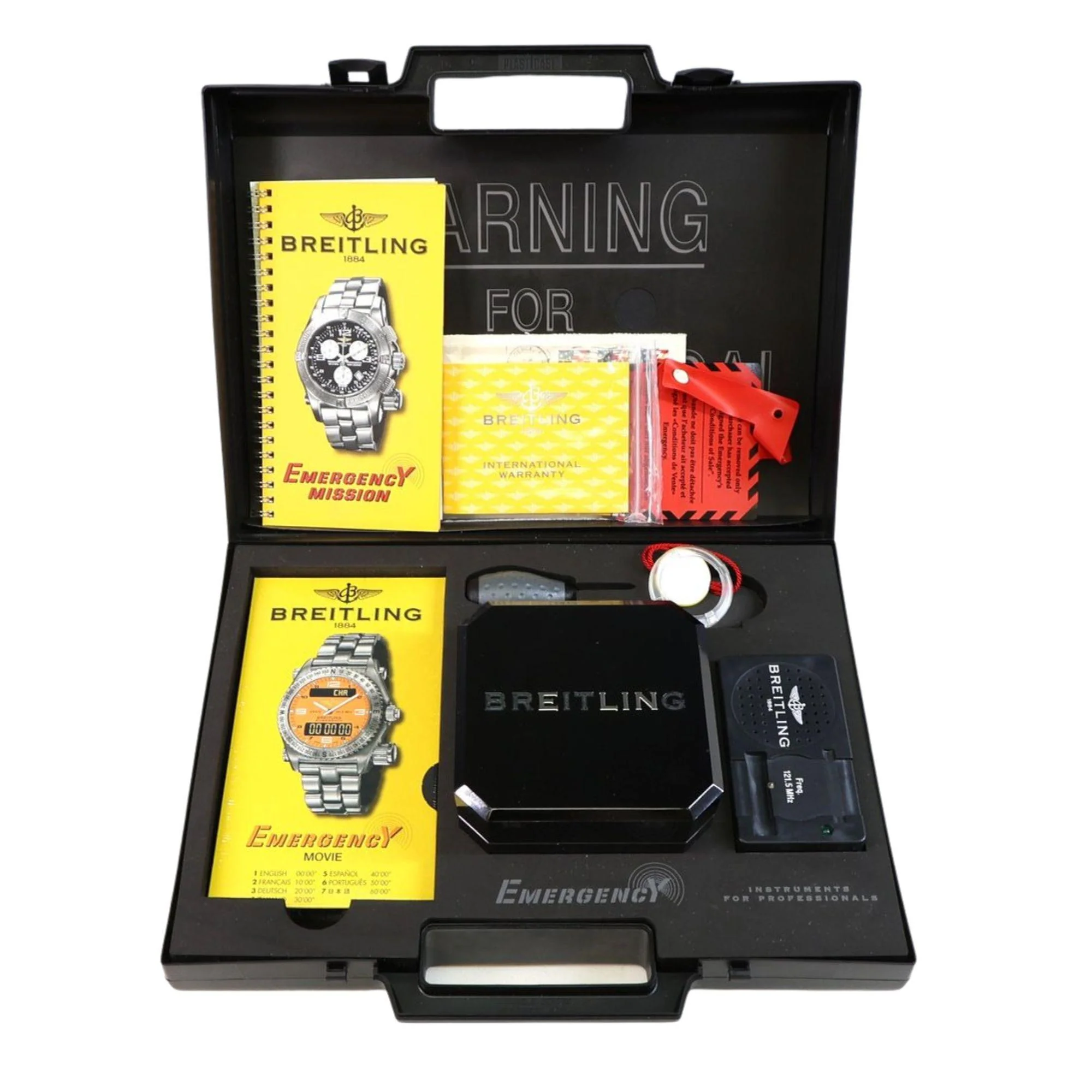 Breitling Emergency Mission A73321 Stainless Steel Silver Dial Quartz Watch - Image 10