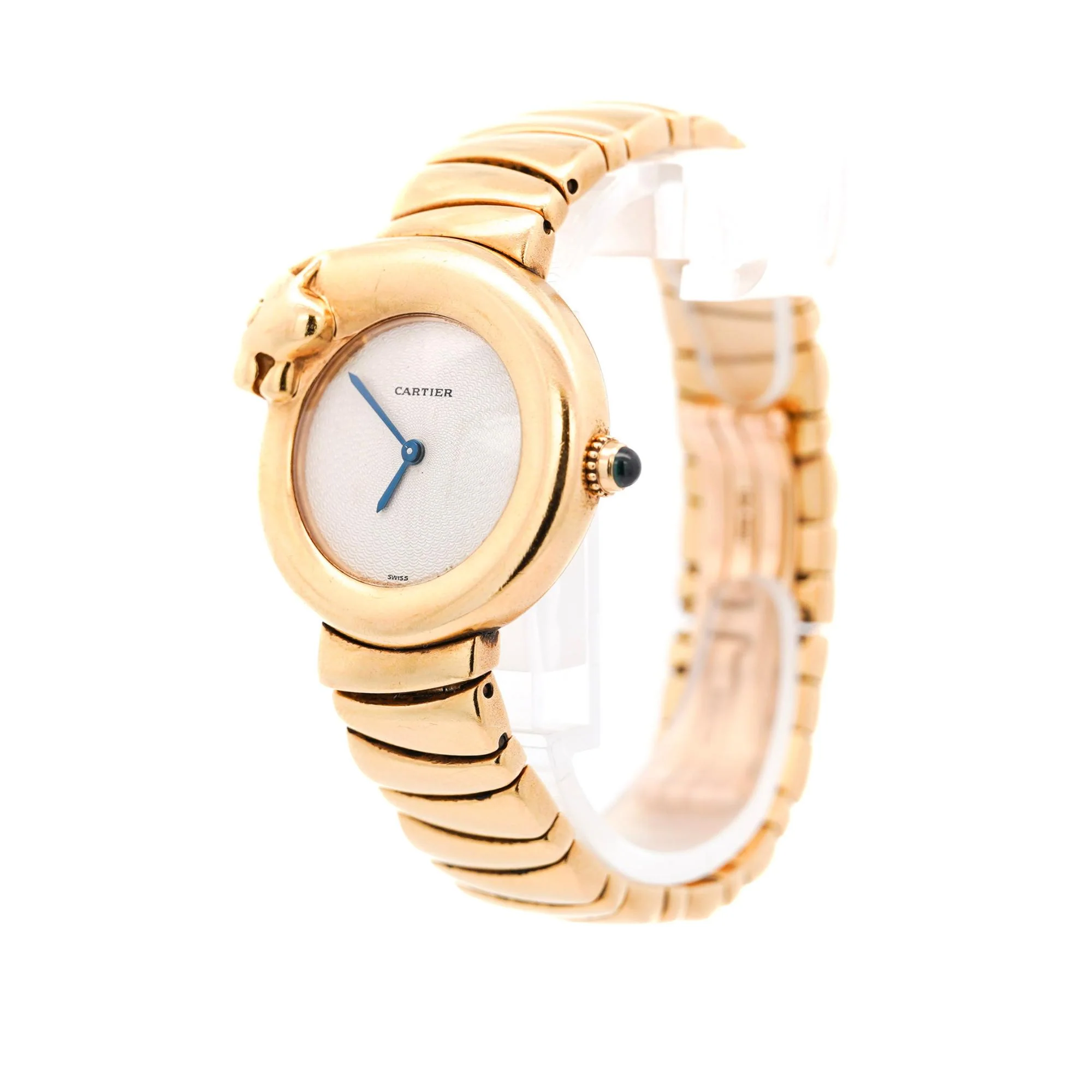 Cartier 1925 Panther Bezel 18K Yellow Gold 28mm Ref 2325 Watch - Image 4