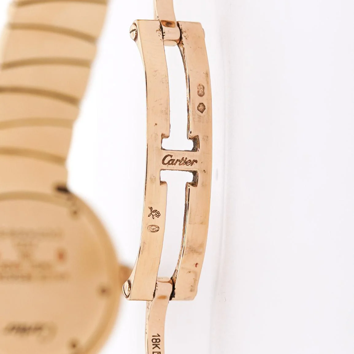 Cartier 1925 Panther Bezel 18K Yellow Gold 28mm Ref 2325 Watch - Image 5