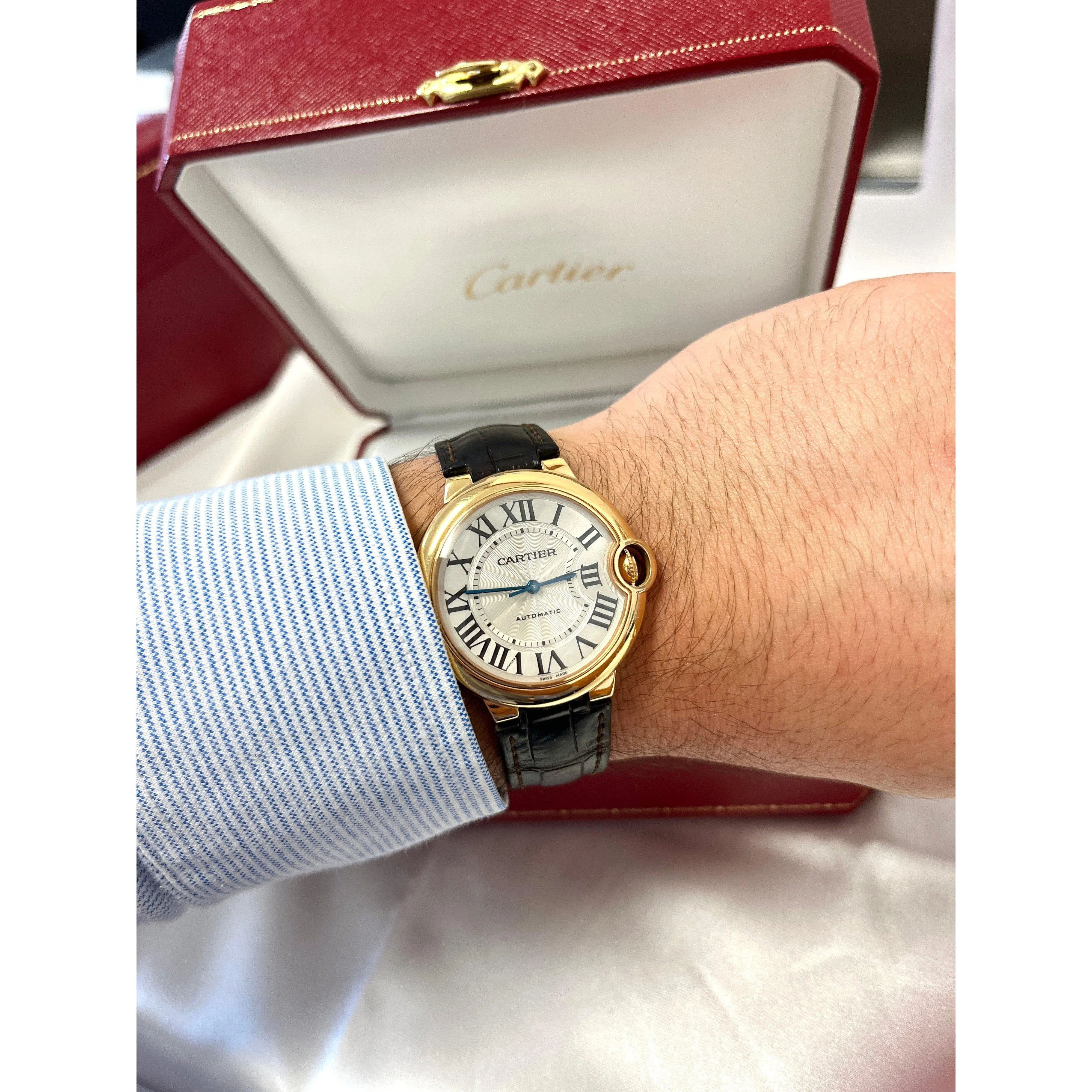 Cartier Ballon Bleu 18K Gold 36mm Ref. 3003 | Full Set - Image 5