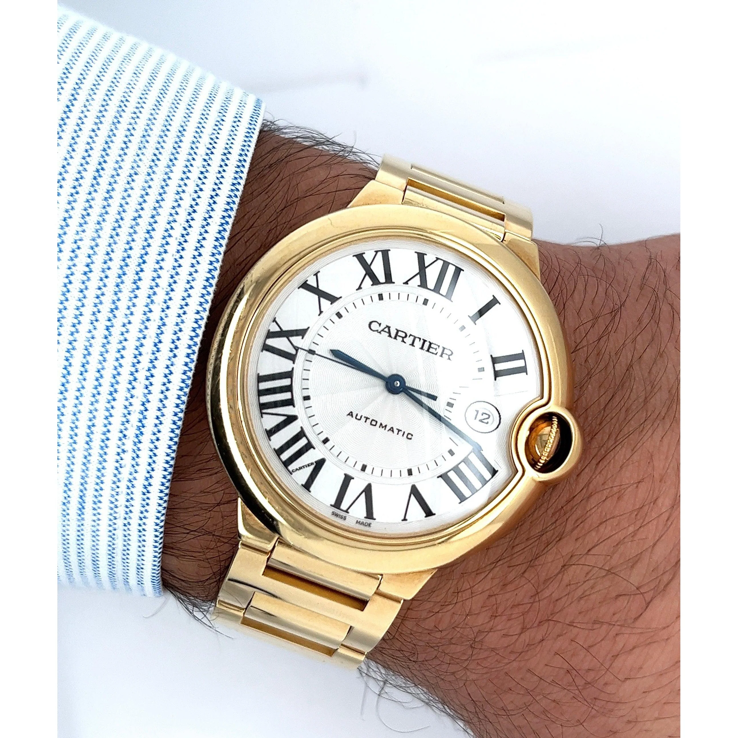 Cartier Ballon Bleu 42mm Men's Watch - Image 6