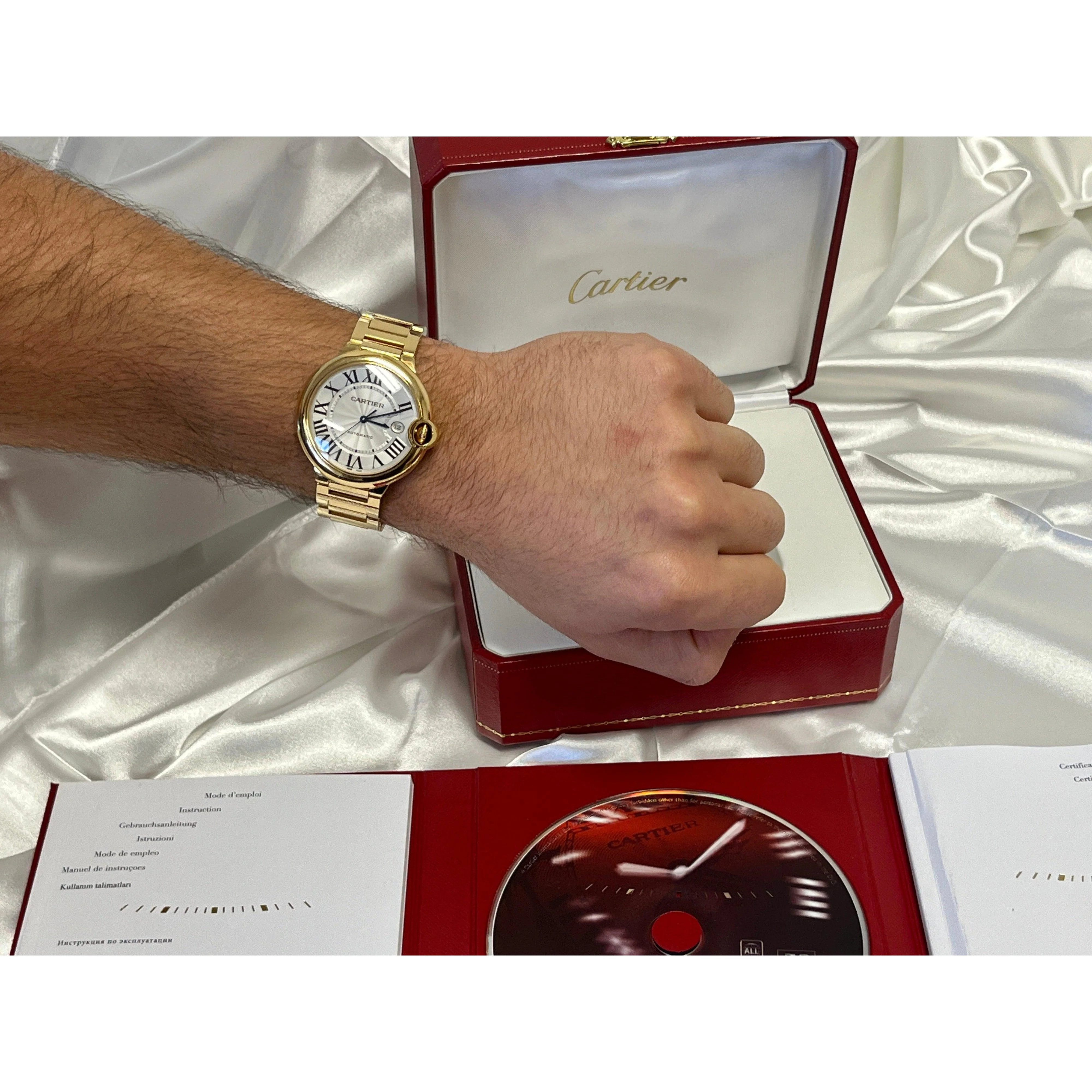 Cartier Ballon Bleu 42mm Men's Watch - Image 7