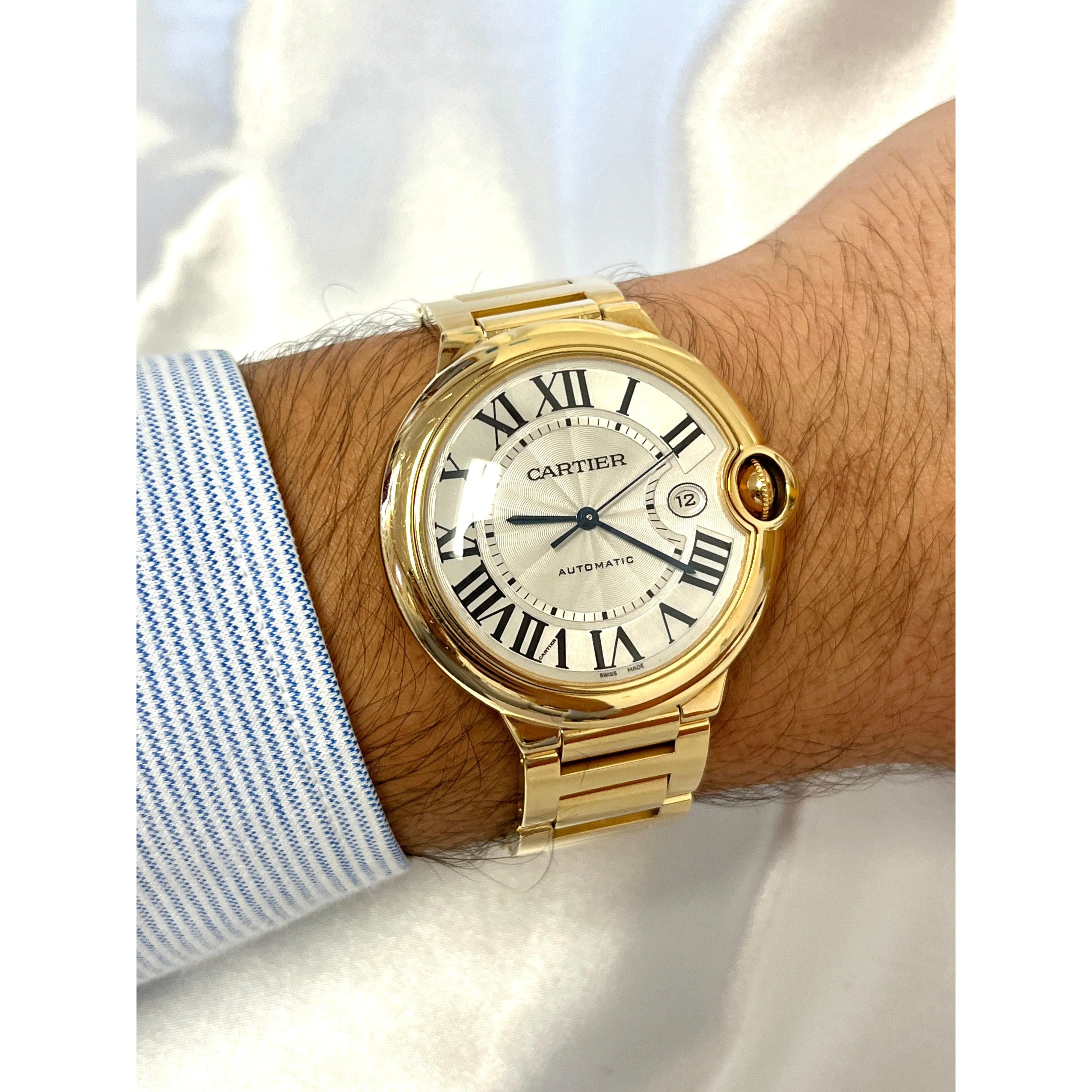Cartier Ballon Bleu 42mm Men's Watch - Image 9
