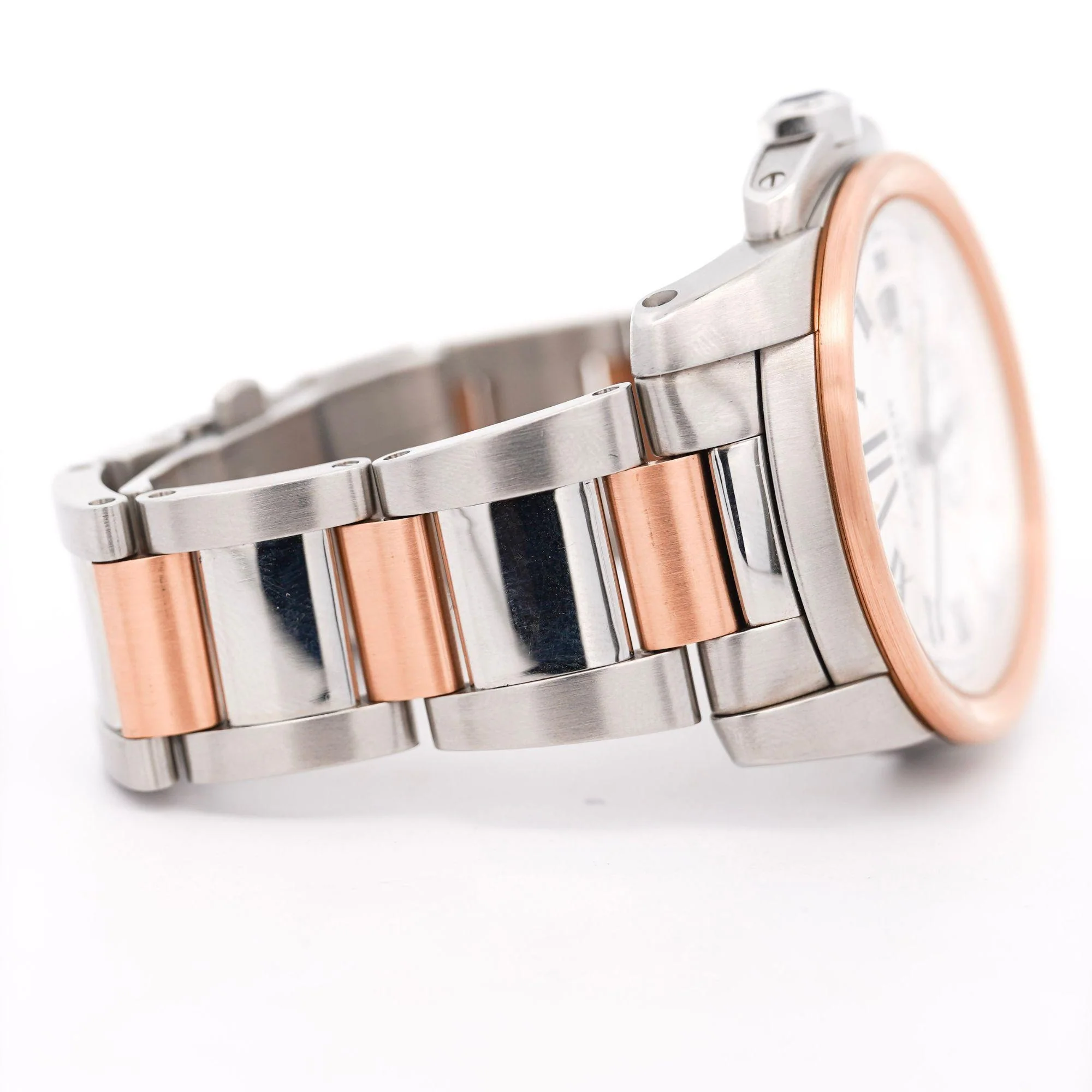 Cartier Calibre 3389 42mm Rose Gold Steel Automatic Watch Box and Papers - Image 3