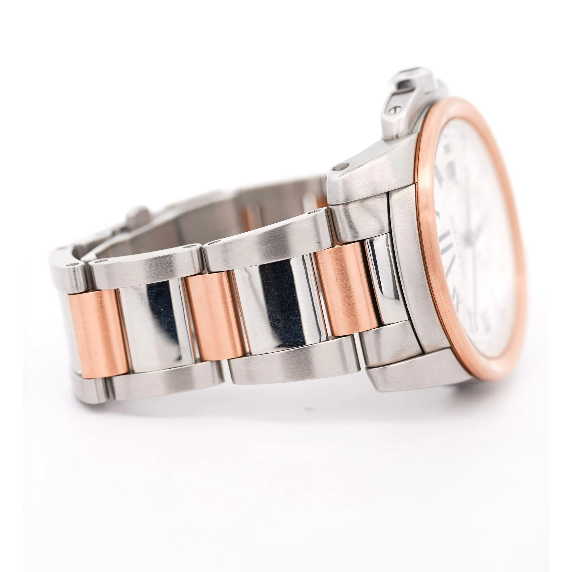 Cartier Calibre 3389 42mm Rose Gold Steel Automatic Watch Box and Papers - Image 4