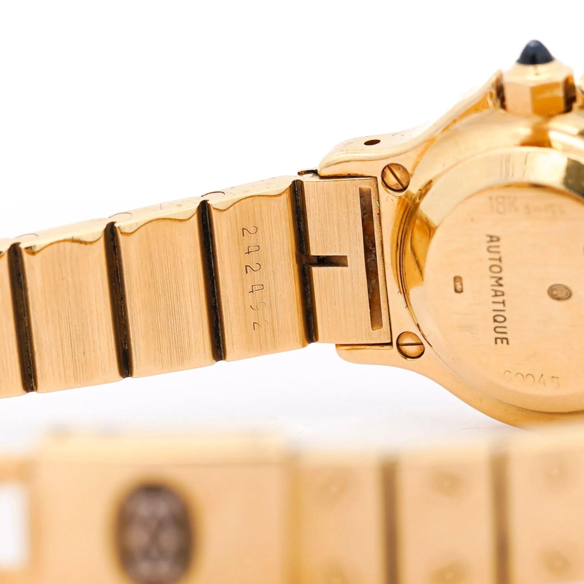 Cartier Santos Automatic 18K Gold 25mm Dial 60045 Ladies Watch - Image 5