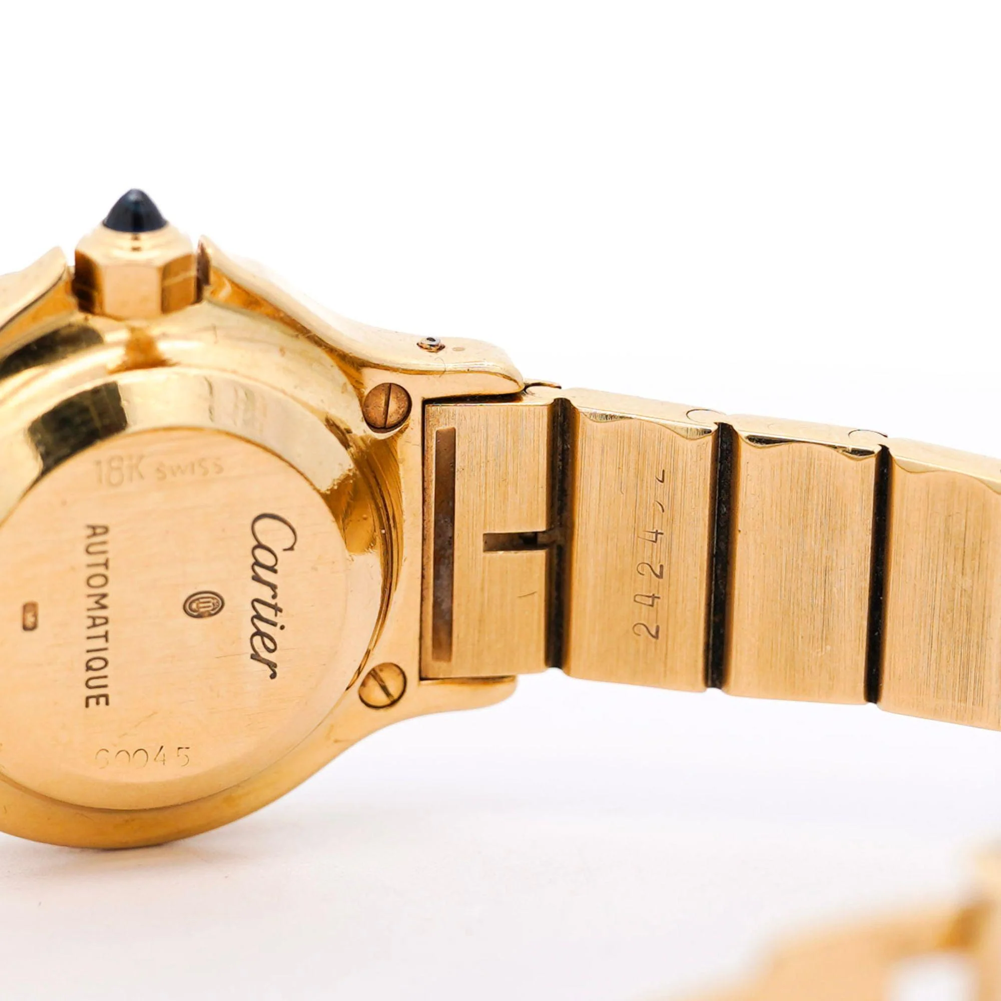 Cartier Santos Automatic 18K Gold 25mm Dial 60045 Ladies Watch - Image 7
