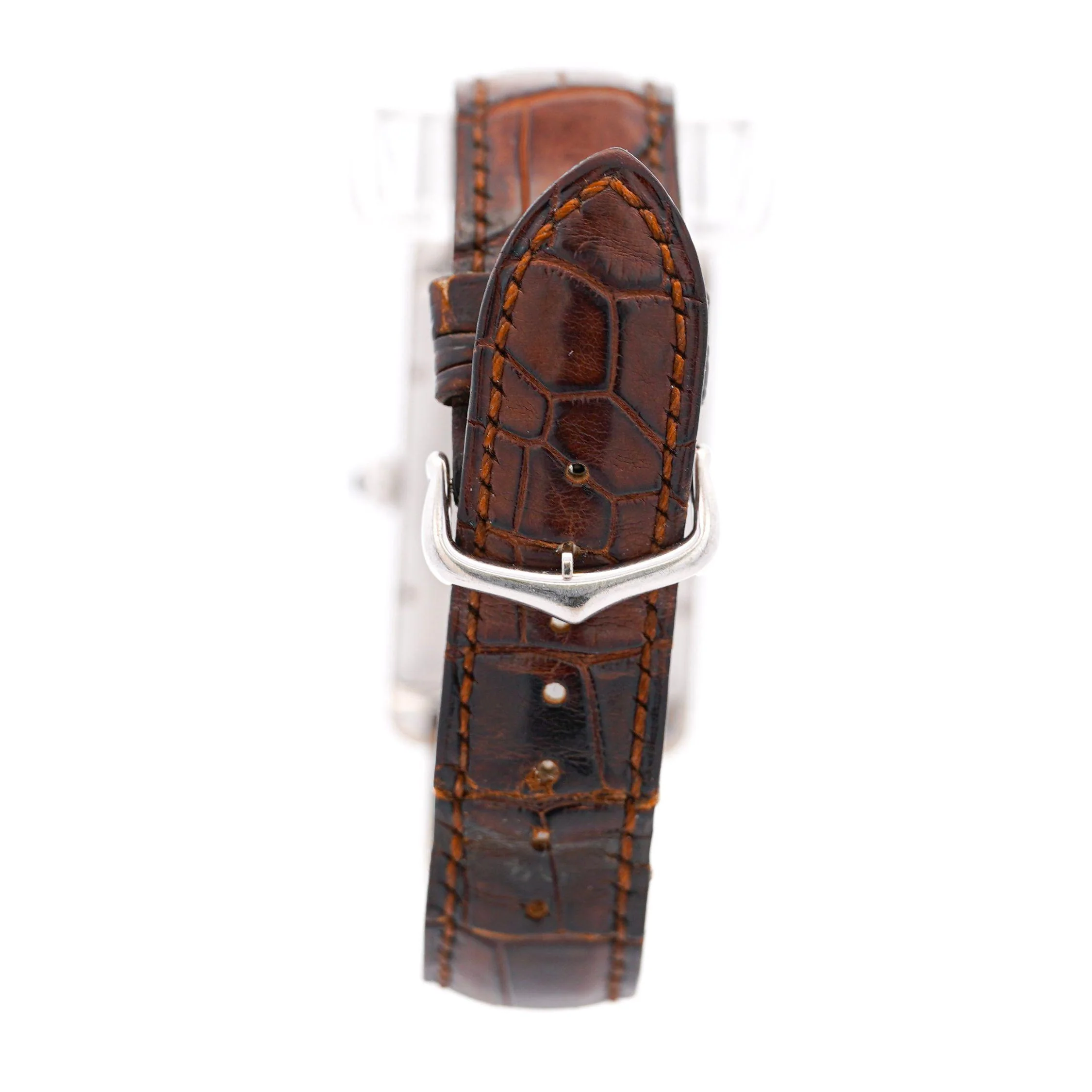 Cartier Tank Americaine 1741 White Gold Automatic Watch 20-year Service Edition - Image 3
