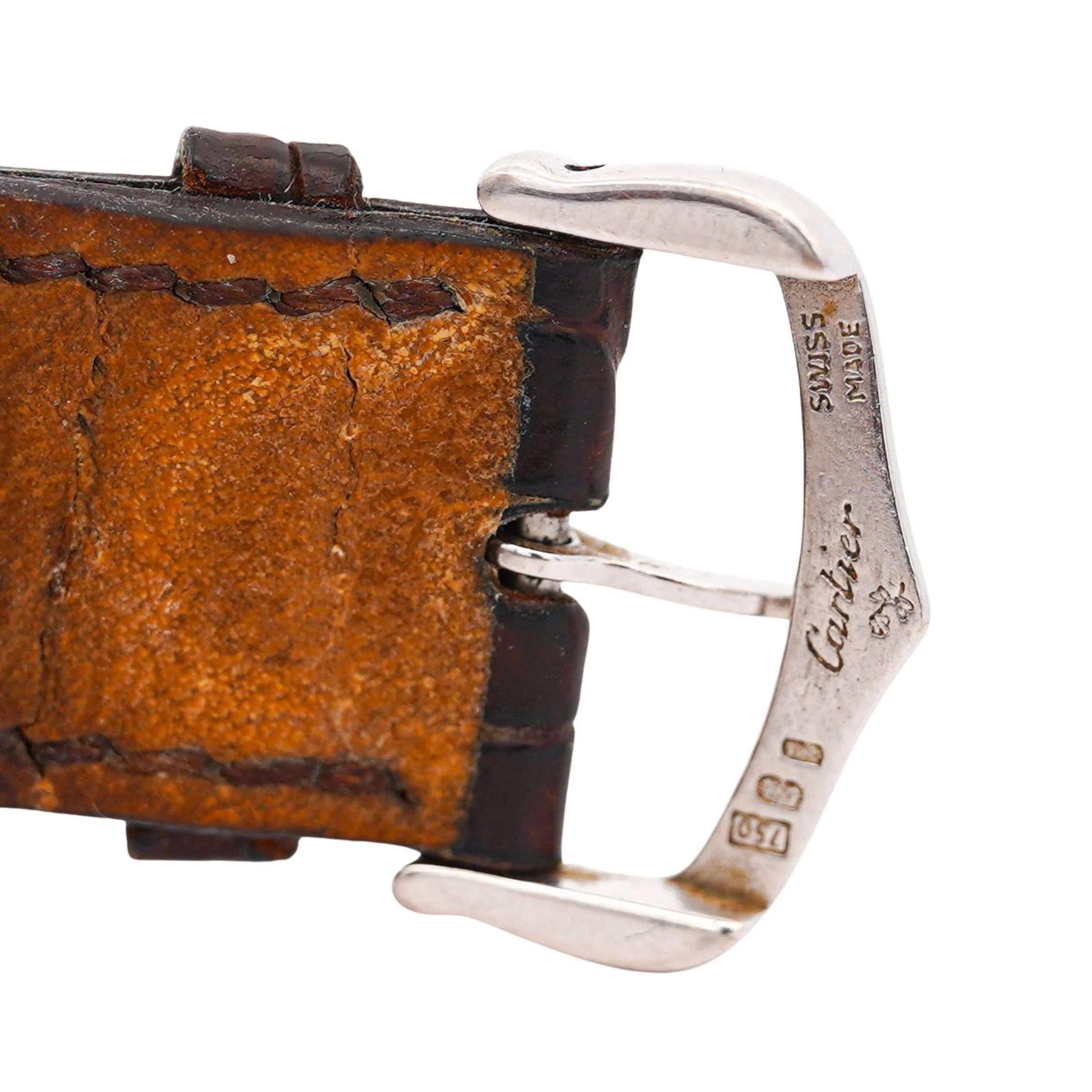 Cartier Tank Americaine 1741 White Gold Automatic Watch 20-year Service Edition - Image 8
