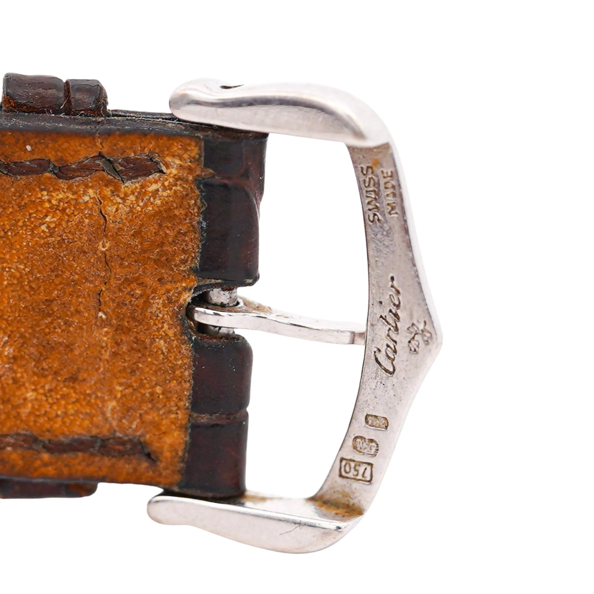 Cartier Tank Americaine 1741 White Gold Automatic Watch 20-year Service Edition - Image 9