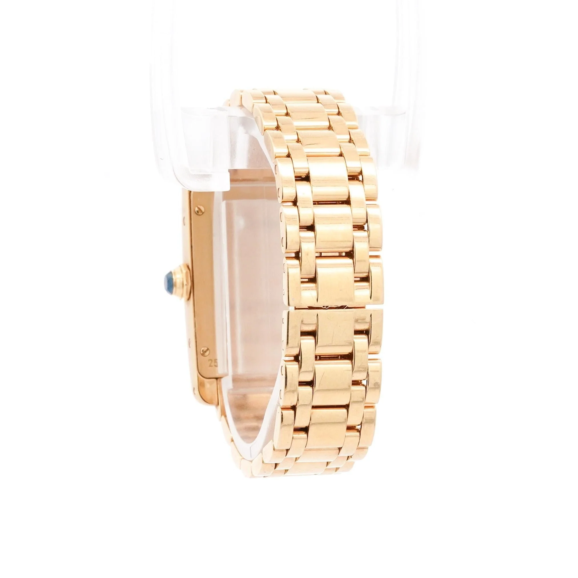 Cartier Tank Americaine 18K Gold Ladies Watch Ref. 2482 - Image 3