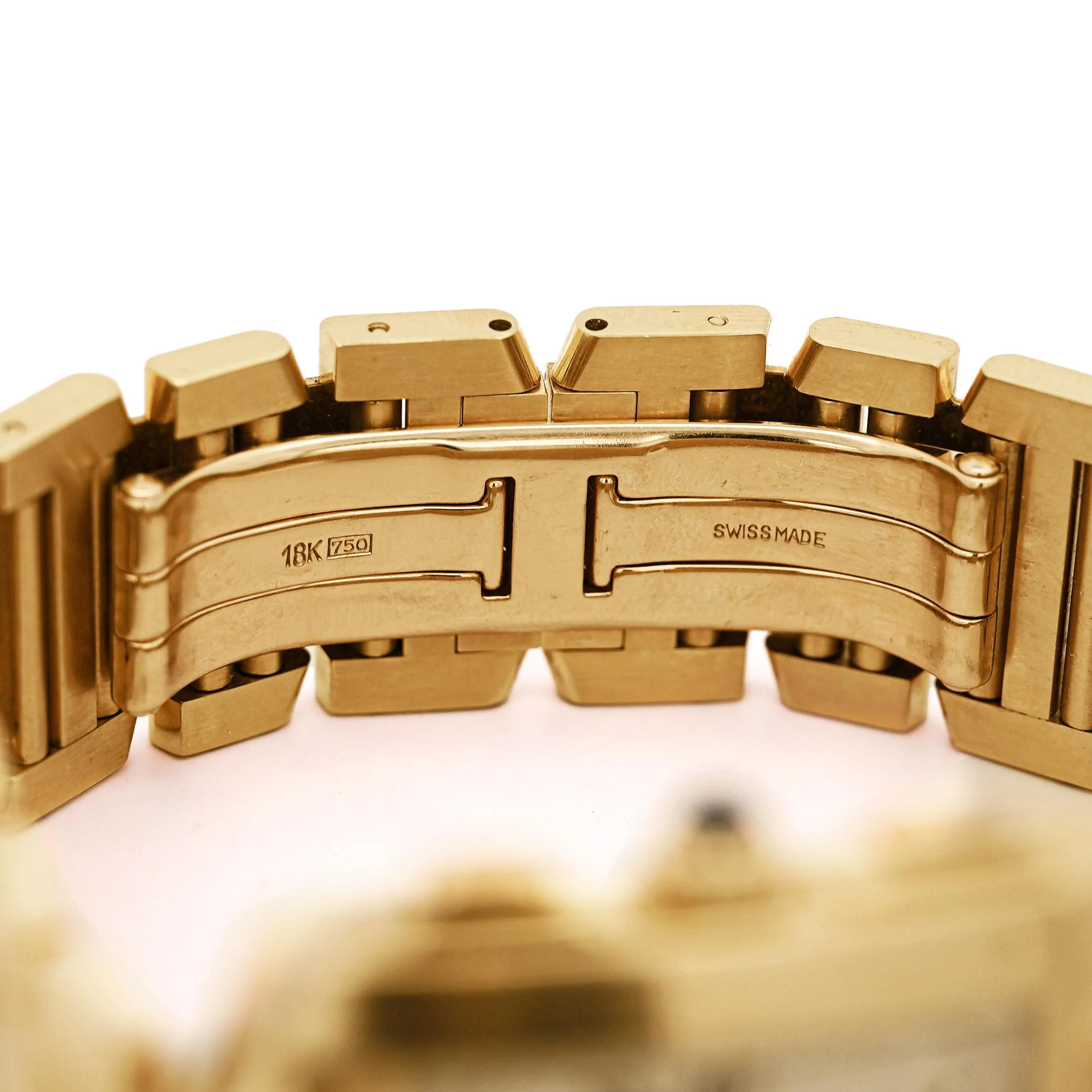 Cartier Tank Française 1830 Chronograph 18K Gold Watch - Image 6