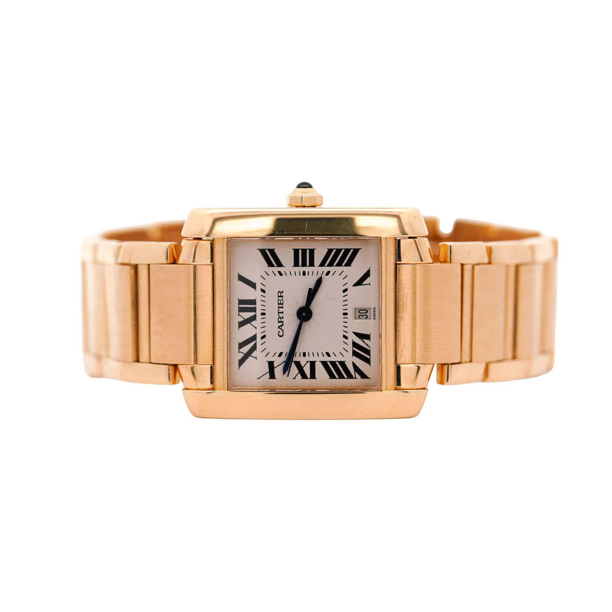 Cartier Tank Francaise 28mm 18K Gold Automatic with Date Watch - Image 6