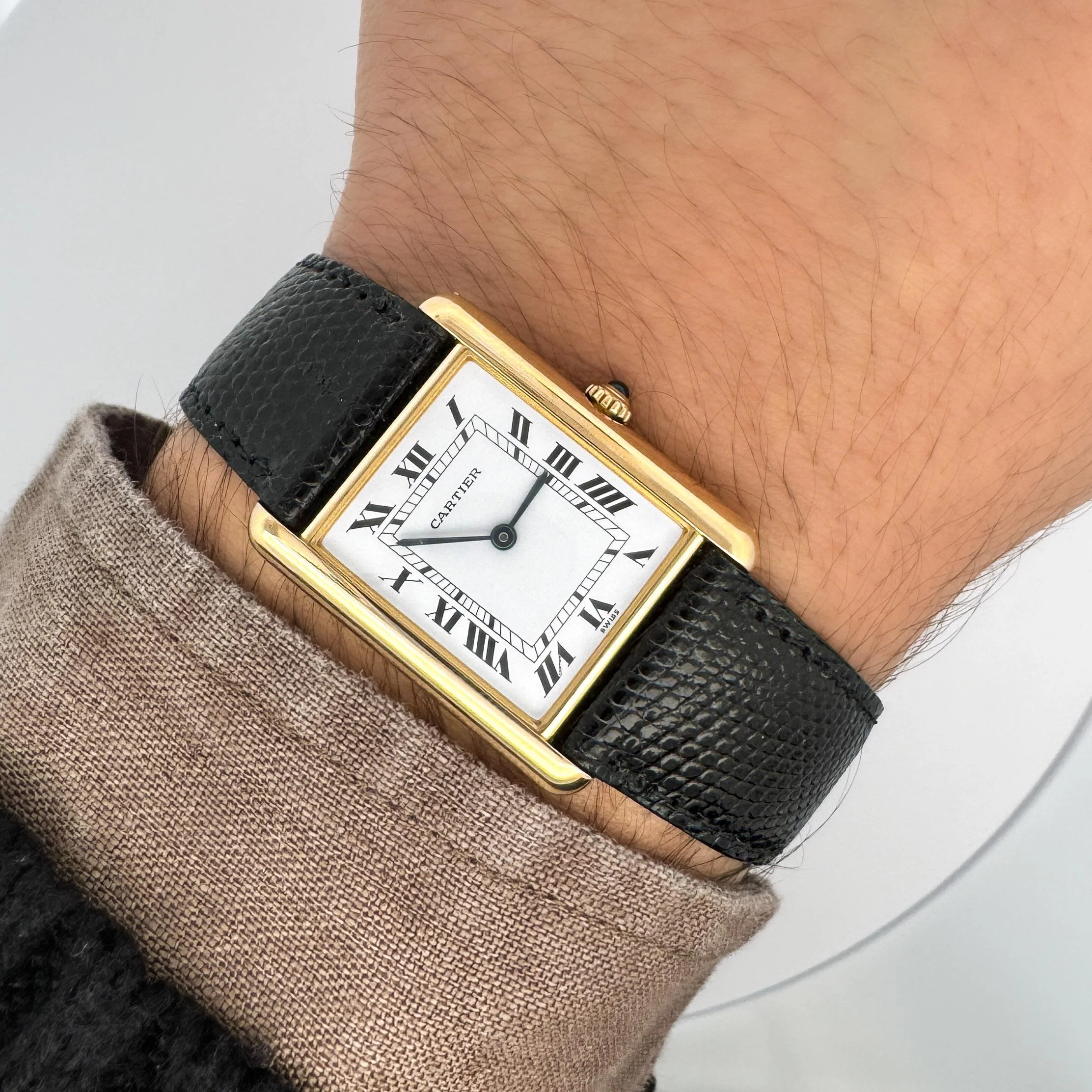 Cartier Tank Large 18K Gold Quartz 25mm Watch - Image 7