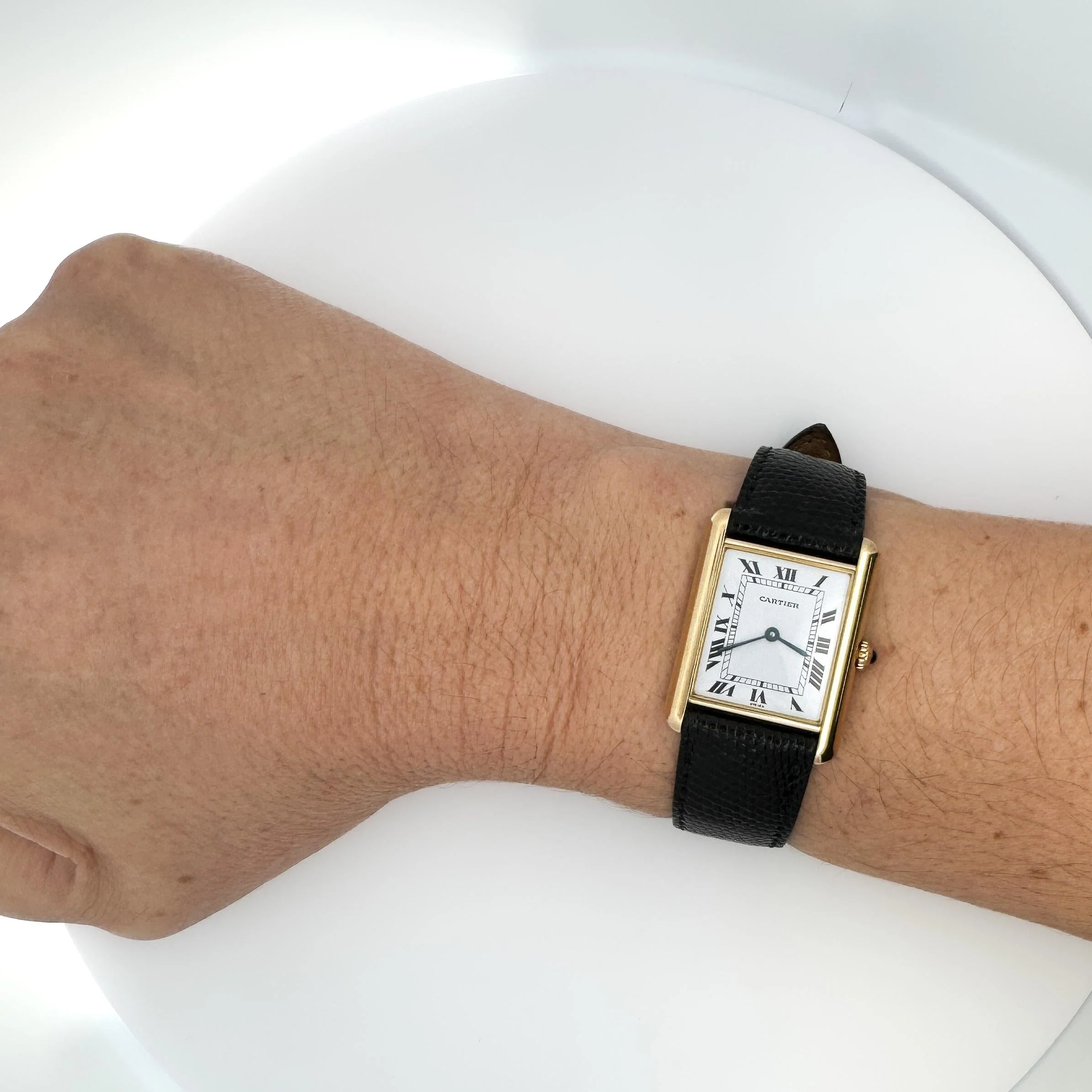 Cartier Tank Large 18K Gold Quartz 25mm Watch - Image 8