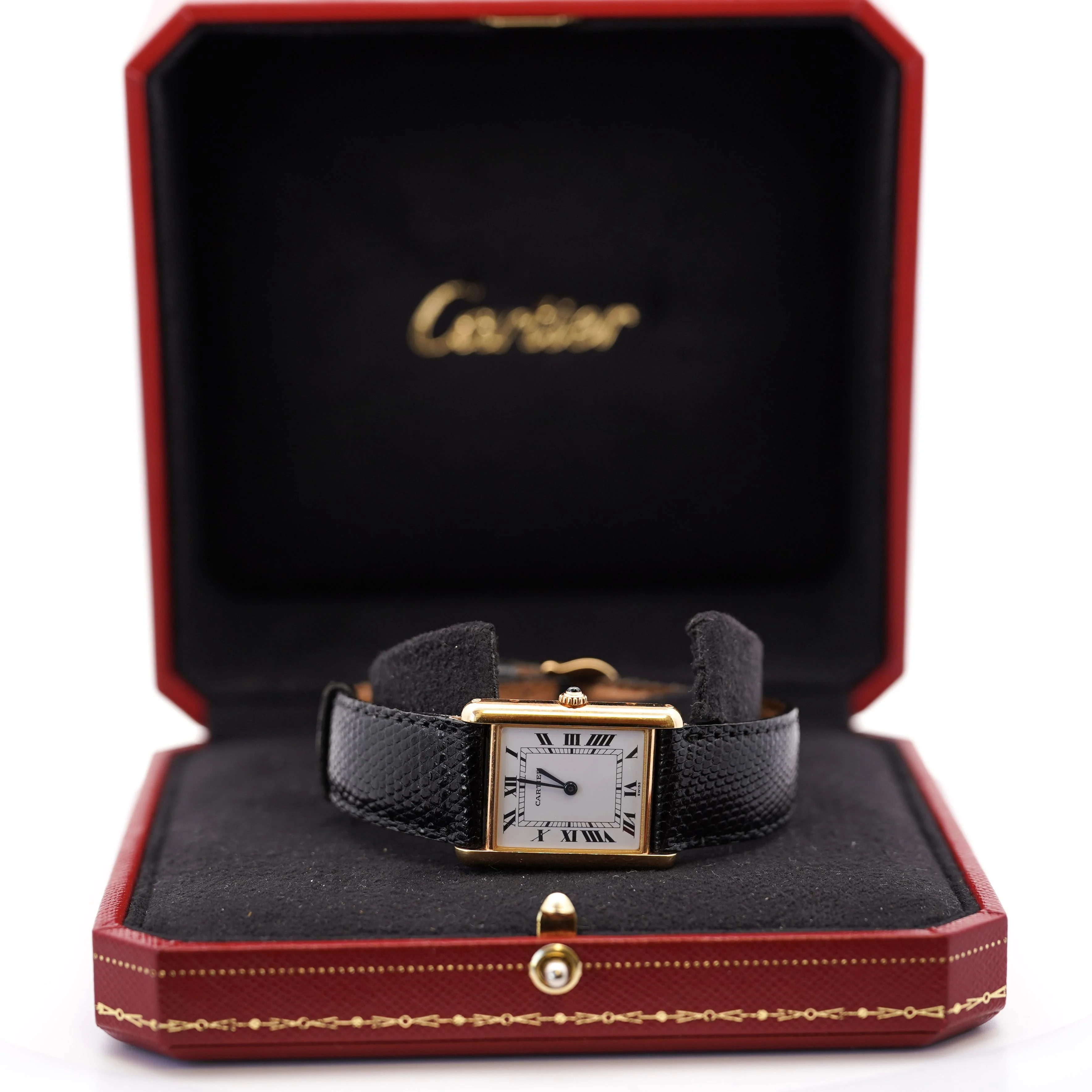 Cartier Tank Large 18K Gold Quartz 25mm Watch - Image 9
