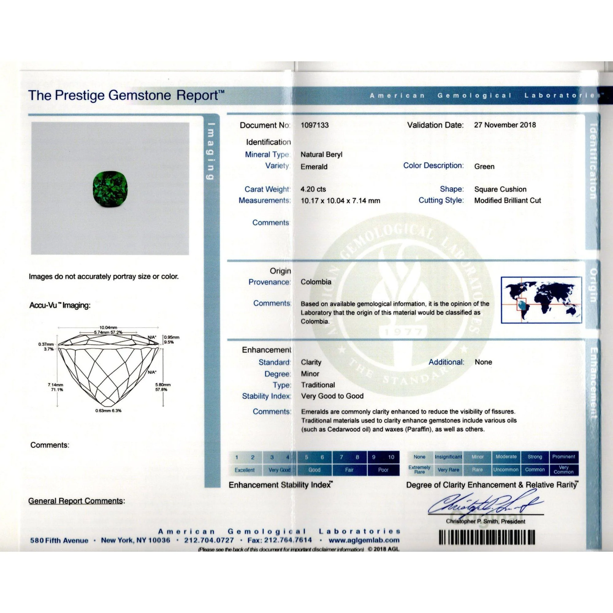 Certified 11.69 Carat Colombian Emerald & Yellow Diamond Drop Earrings - Image 7