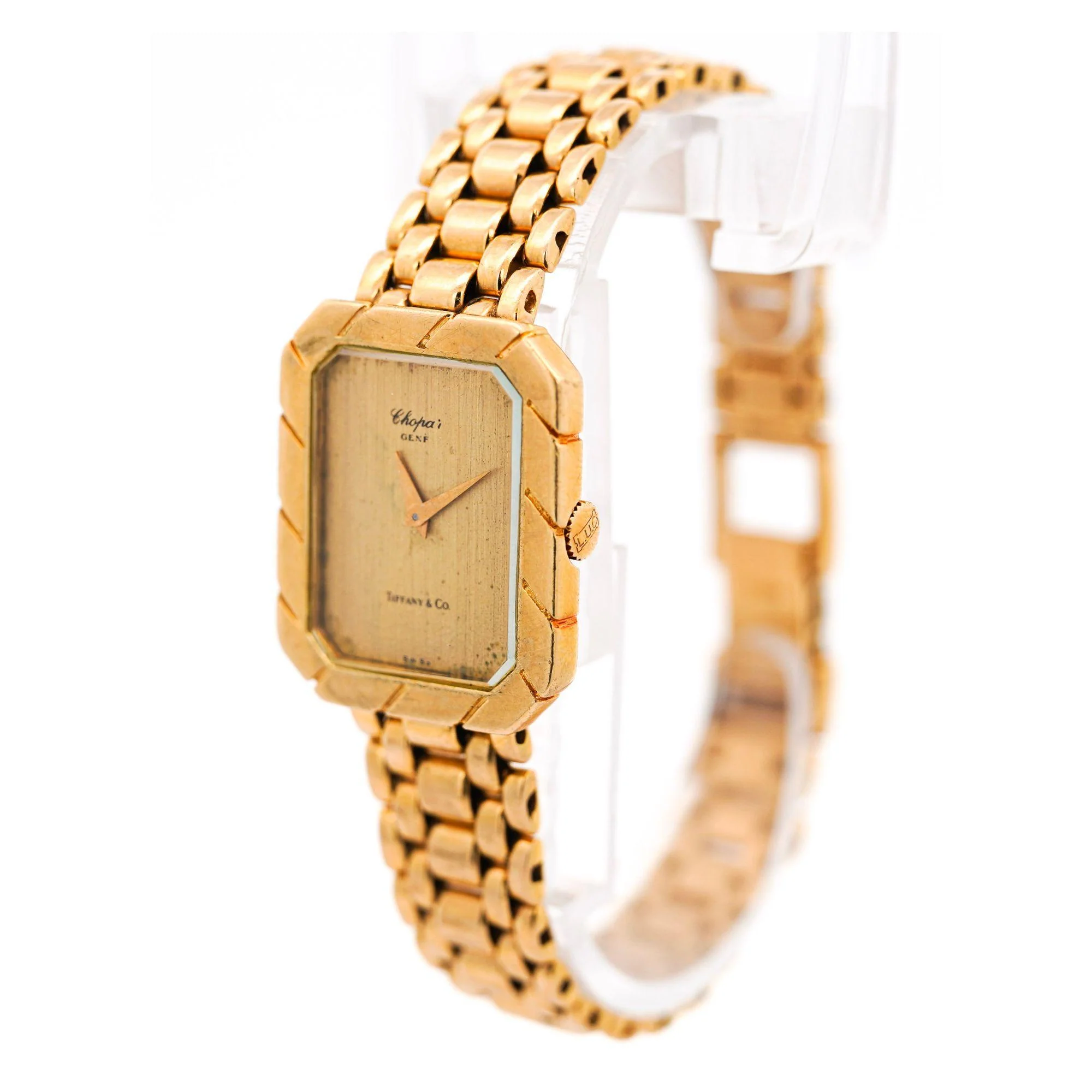 Chopard for Tiffany & Co. 18K Yellow Gold Vintage Unisex Watch - Image 4