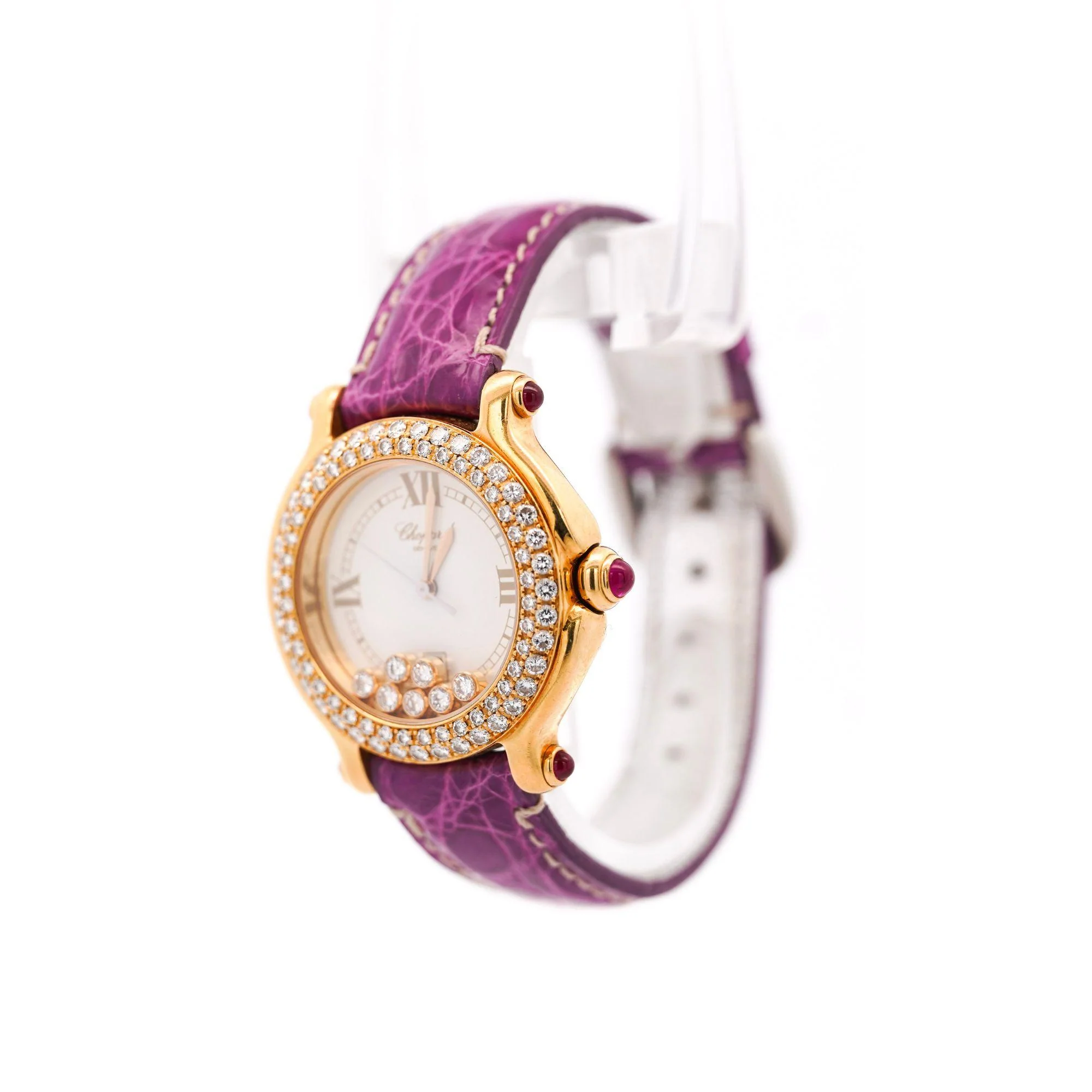 Chopard Happy Diamond Sport 32mm Ref. 4144 18K Gold Quartz Watch - Image 3