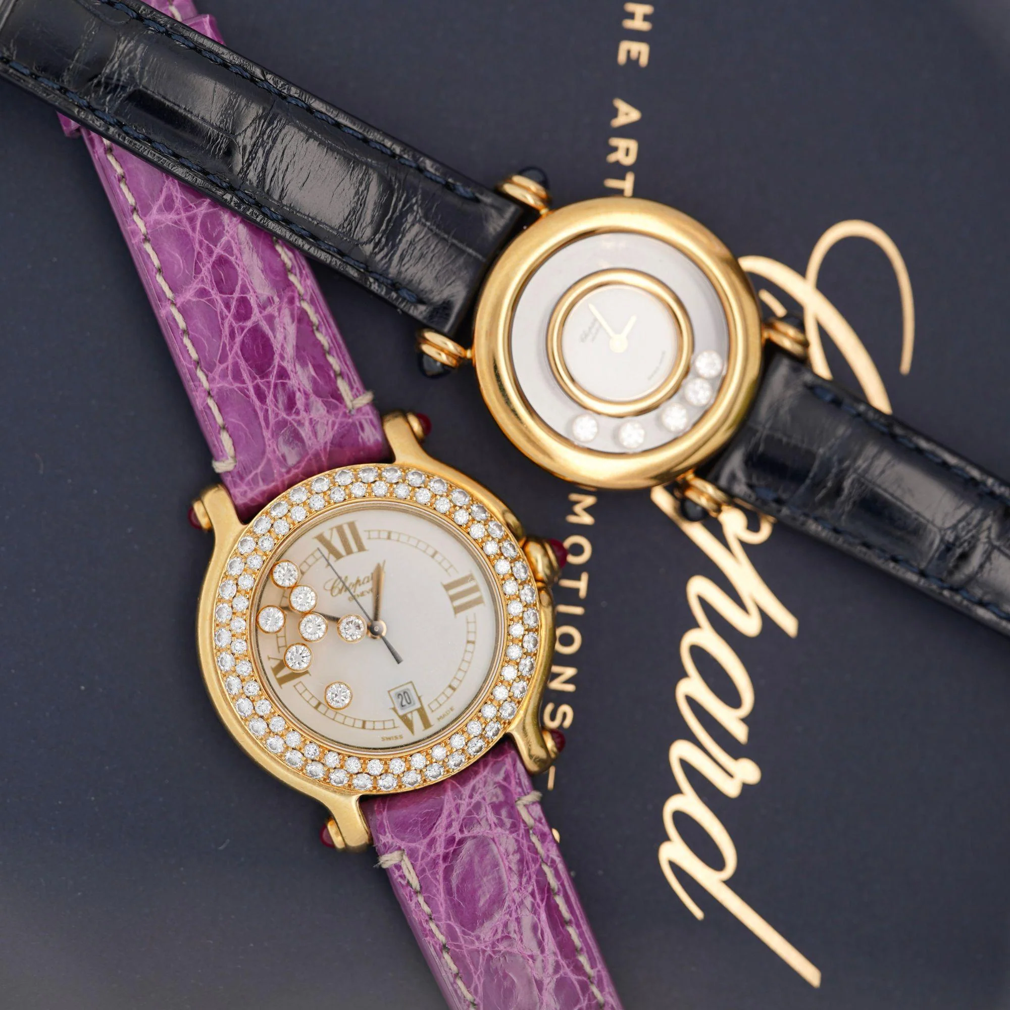 Chopard Happy Diamond Sport 32mm Ref. 4144 18K Gold Quartz Watch - Image 8
