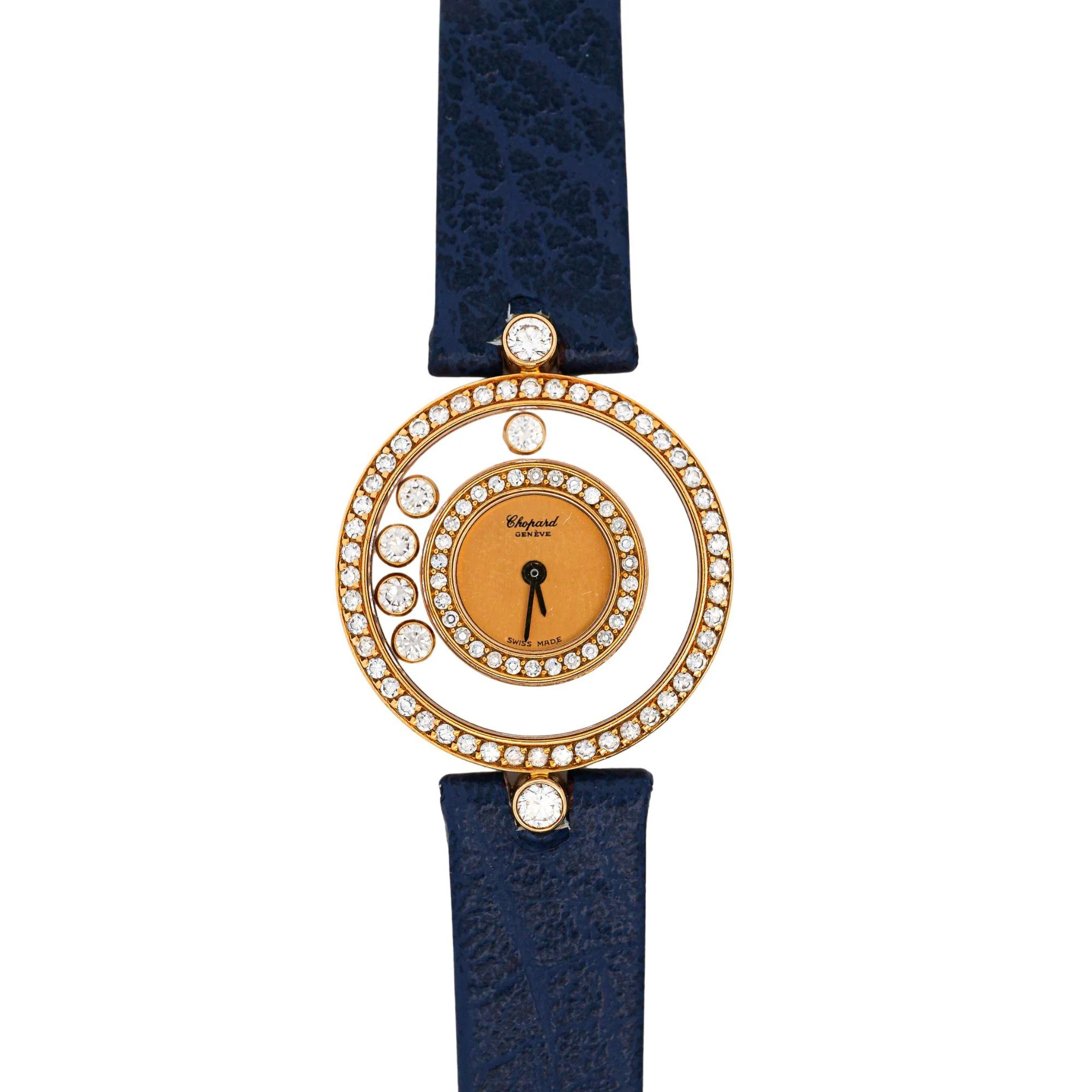 Chopard Happy Diamonds Sport Ref 4097 18K Yellow Gold Diamond Bezel Ladies Watch - Image 7