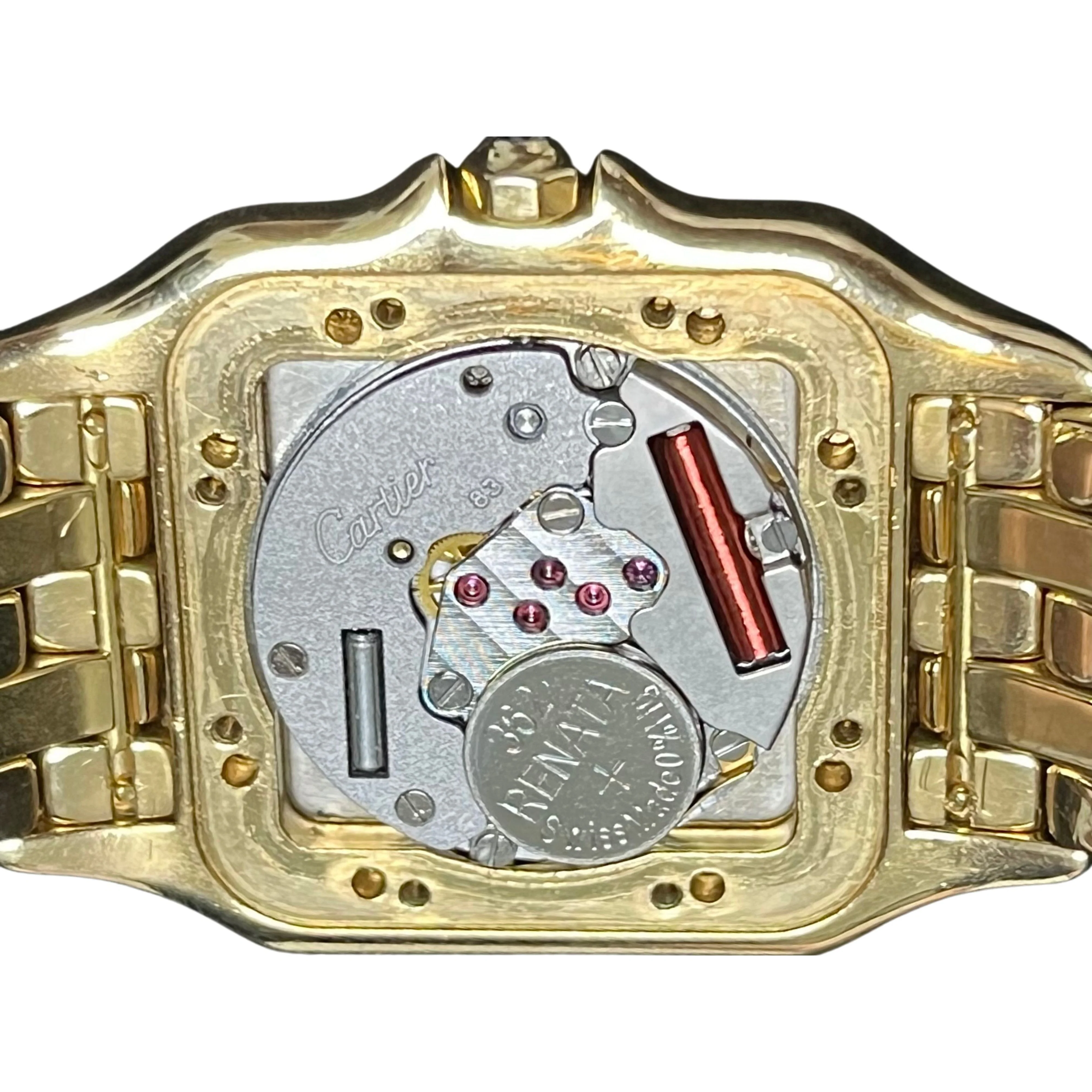 Cartier Panthere Ladies 27mm Large Size Watch in 18K Yellow Gold Model 8839 - Image 5