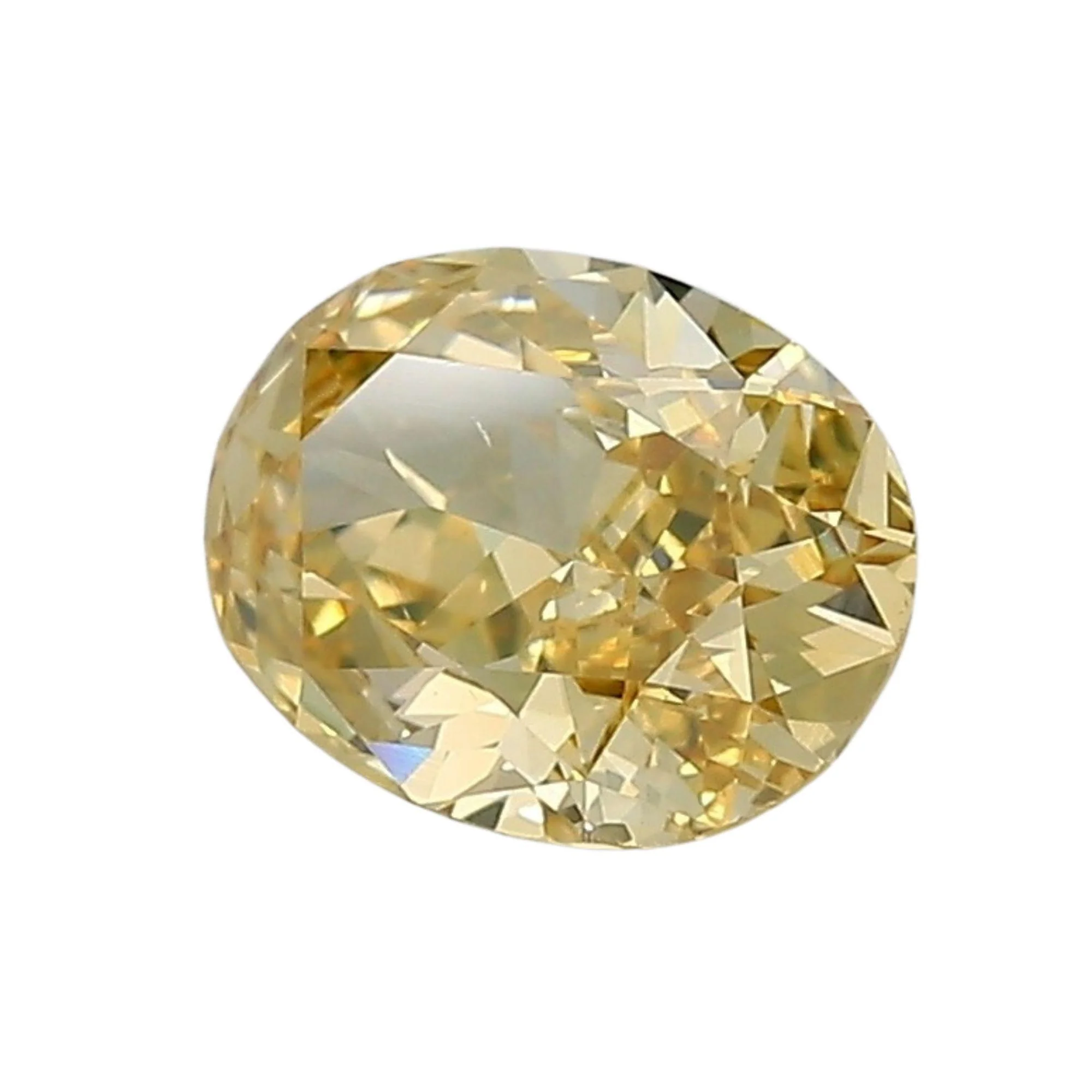 GIA 1.20 Carat Fancy Brownish Orangy Yellow Oval Cut VS2 Natural Loose Diamond - Image 2