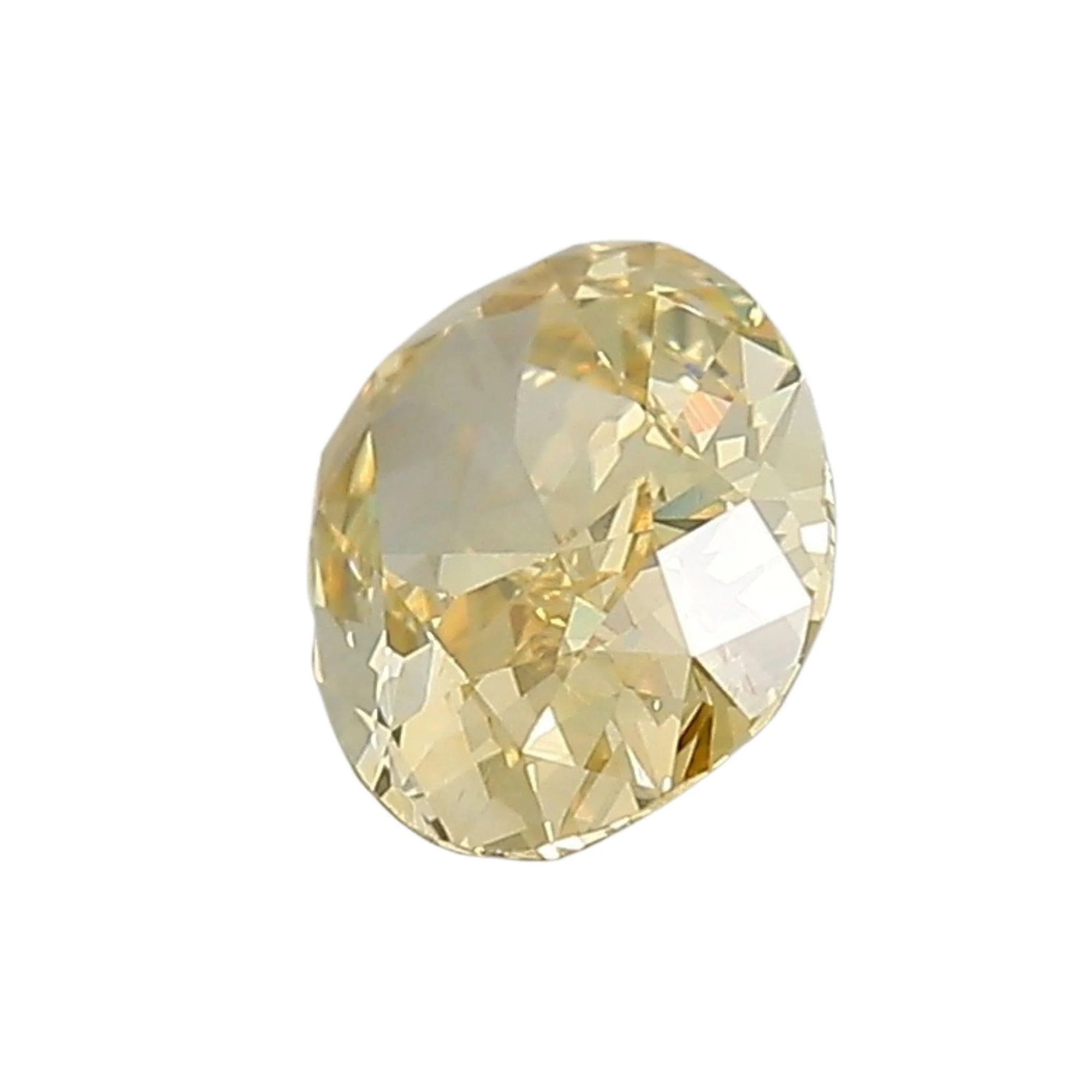 GIA 1.20 Carat Fancy Brownish Orangy Yellow Oval Cut VS2 Natural Loose Diamond - Image 3