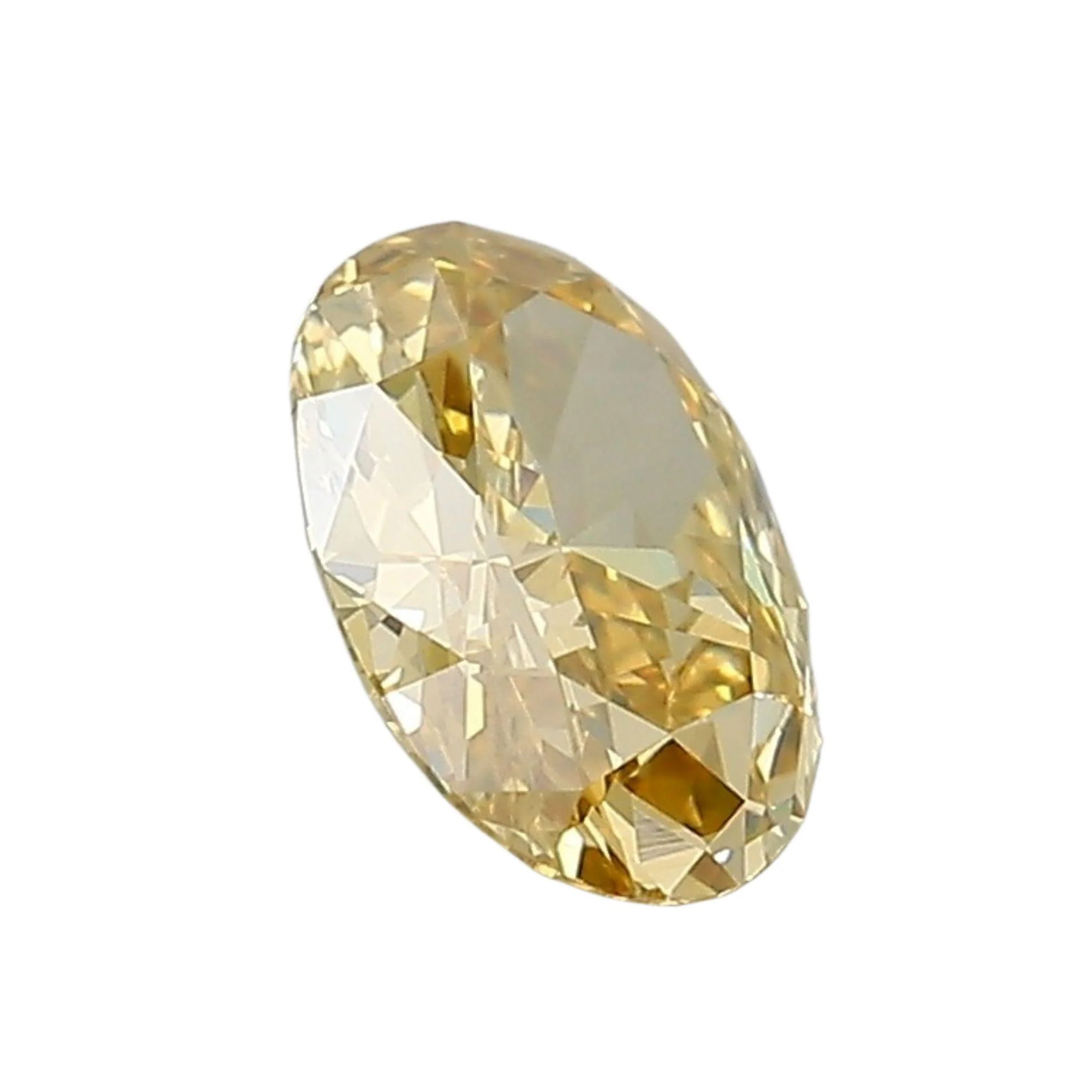 GIA 1.20 Carat Fancy Brownish Orangy Yellow Oval Cut VS2 Natural Loose Diamond - Image 5
