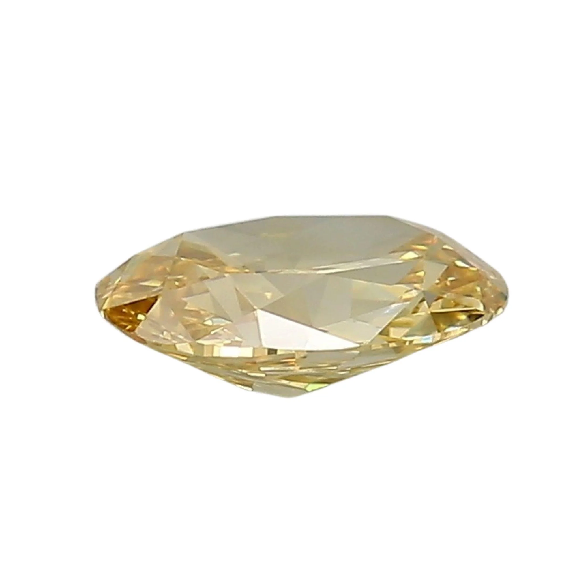 GIA 1.20 Carat Fancy Brownish Orangy Yellow Oval Cut VS2 Natural Loose Diamond - Image 6
