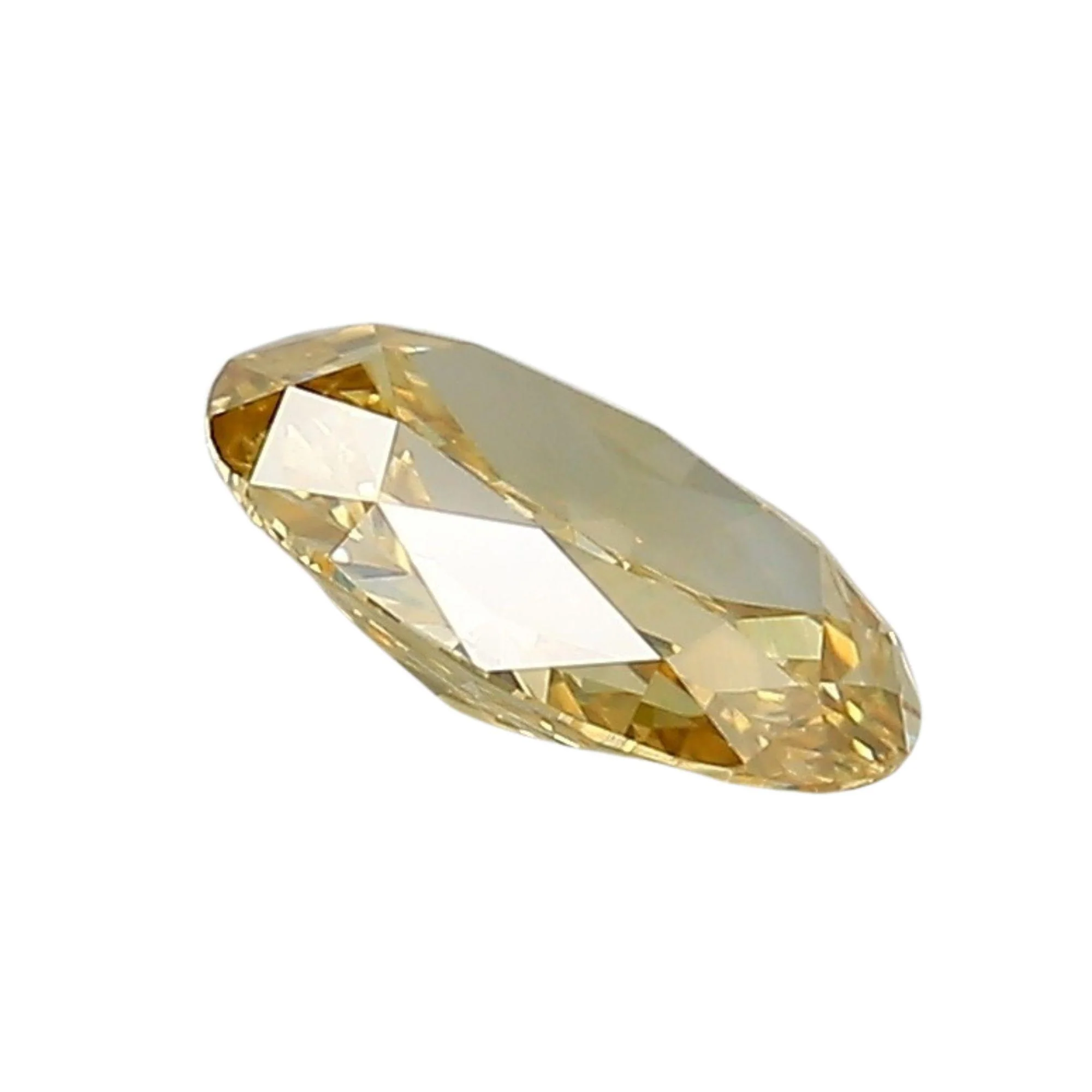 GIA 1.20 Carat Fancy Brownish Orangy Yellow Oval Cut VS2 Natural Loose Diamond - Image 7