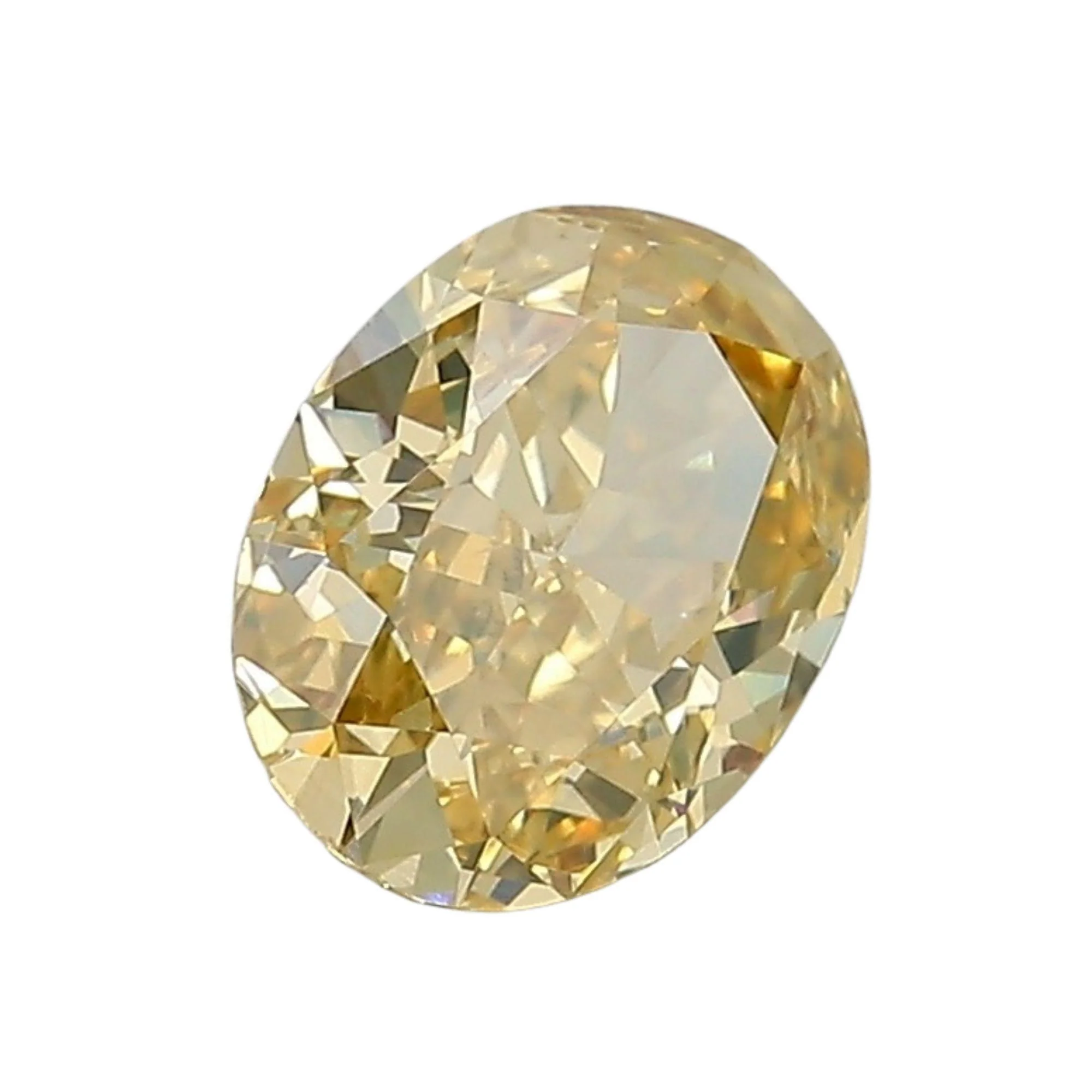 GIA 1.20 Carat Fancy Brownish Orangy Yellow Oval Cut VS2 Natural Loose Diamond - Image 8