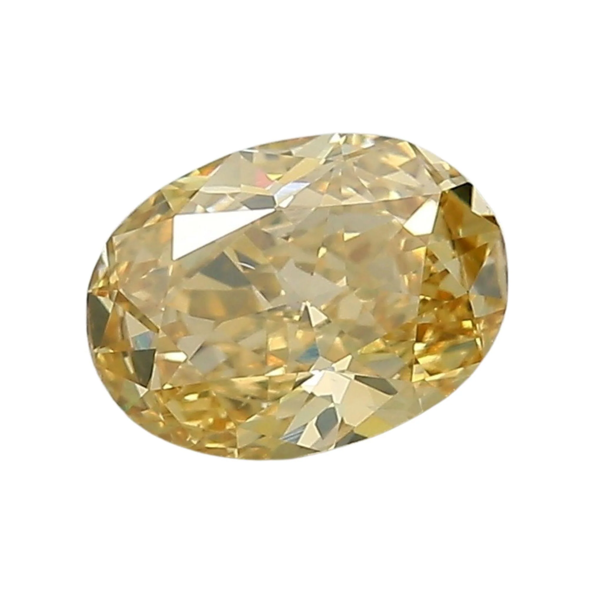 GIA 1.20 Carat Fancy Brownish Orangy Yellow Oval Cut VS2 Natural Loose Diamond - Image 9