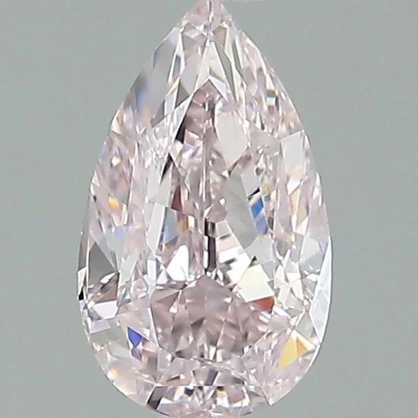 GIA Certified 1.10 Carat Fancy Light Pink Diamond Three Stone Ring - Image 5