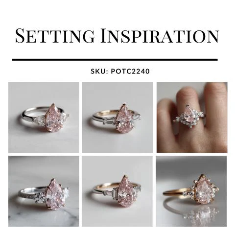 GIA Certified 1.10 Carat Fancy Light Pink Pear Cut Diamond Loose - Image 8
