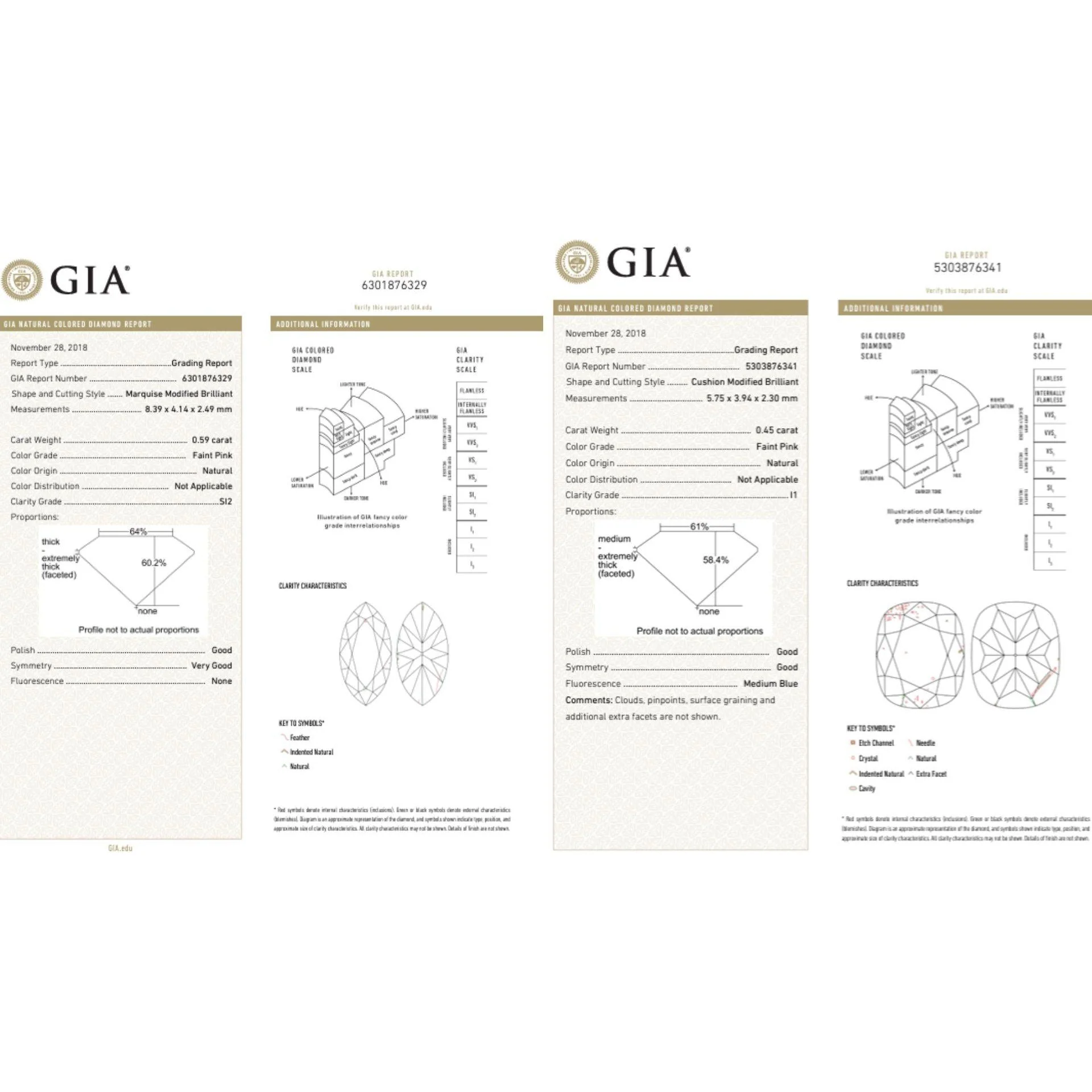 GIA Certified 10.78 Carat Heart Cut Pink Diamond Cluster Stud Earrings in 18k - Image 8